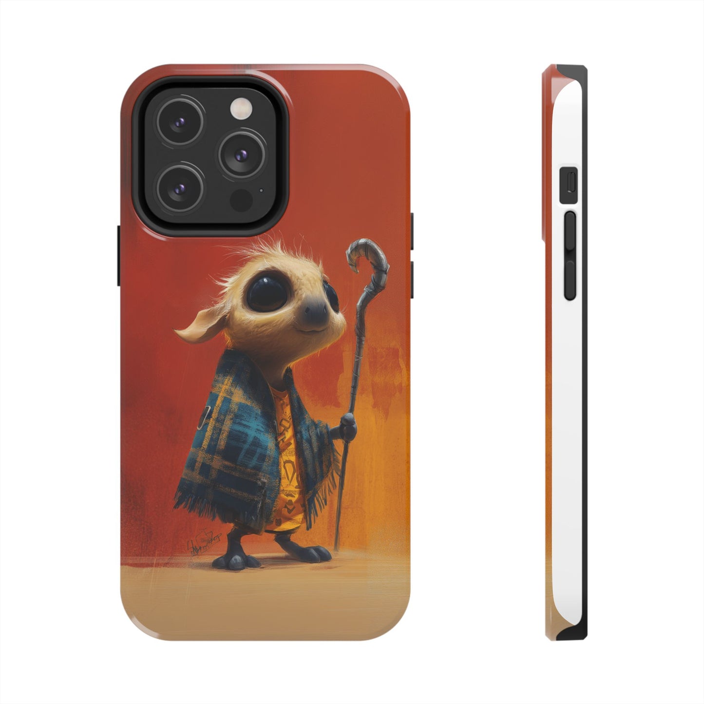 Whimsical Tough Phone Case - Cute Character Design for Kids & Adults
