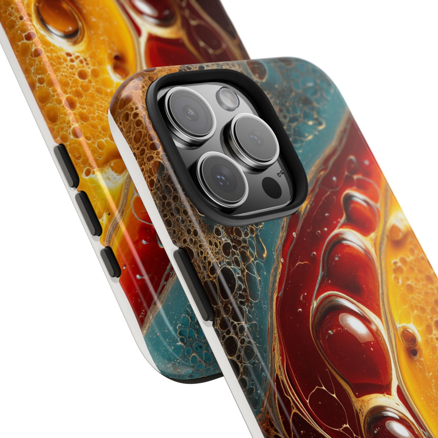 Vibrant Abstract Tough Phone Case - Colorful Protection for Your Device