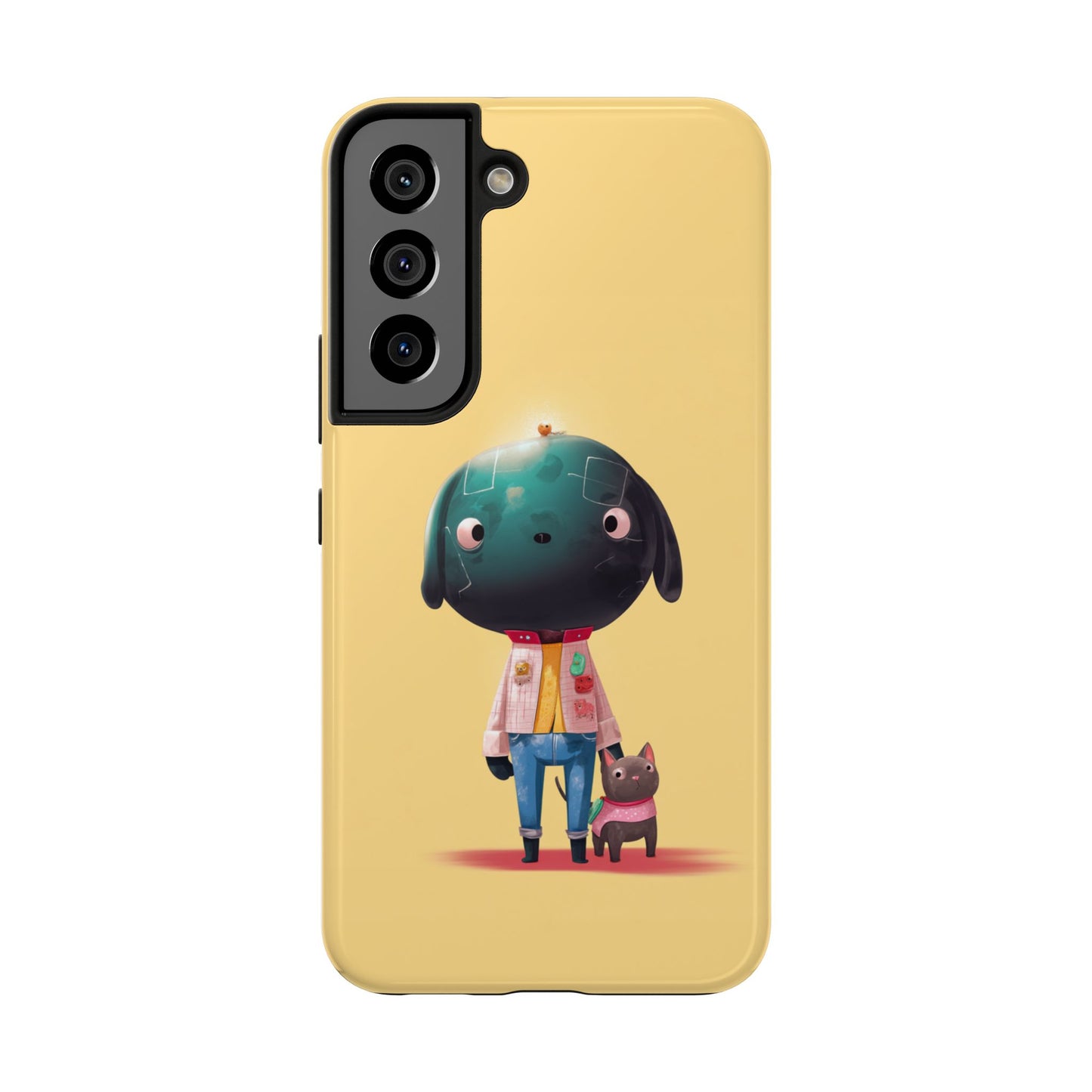 Cute Dog-Themed Tough Phone Cases for Pet Lovers - Durable Protection & Whimsical Design