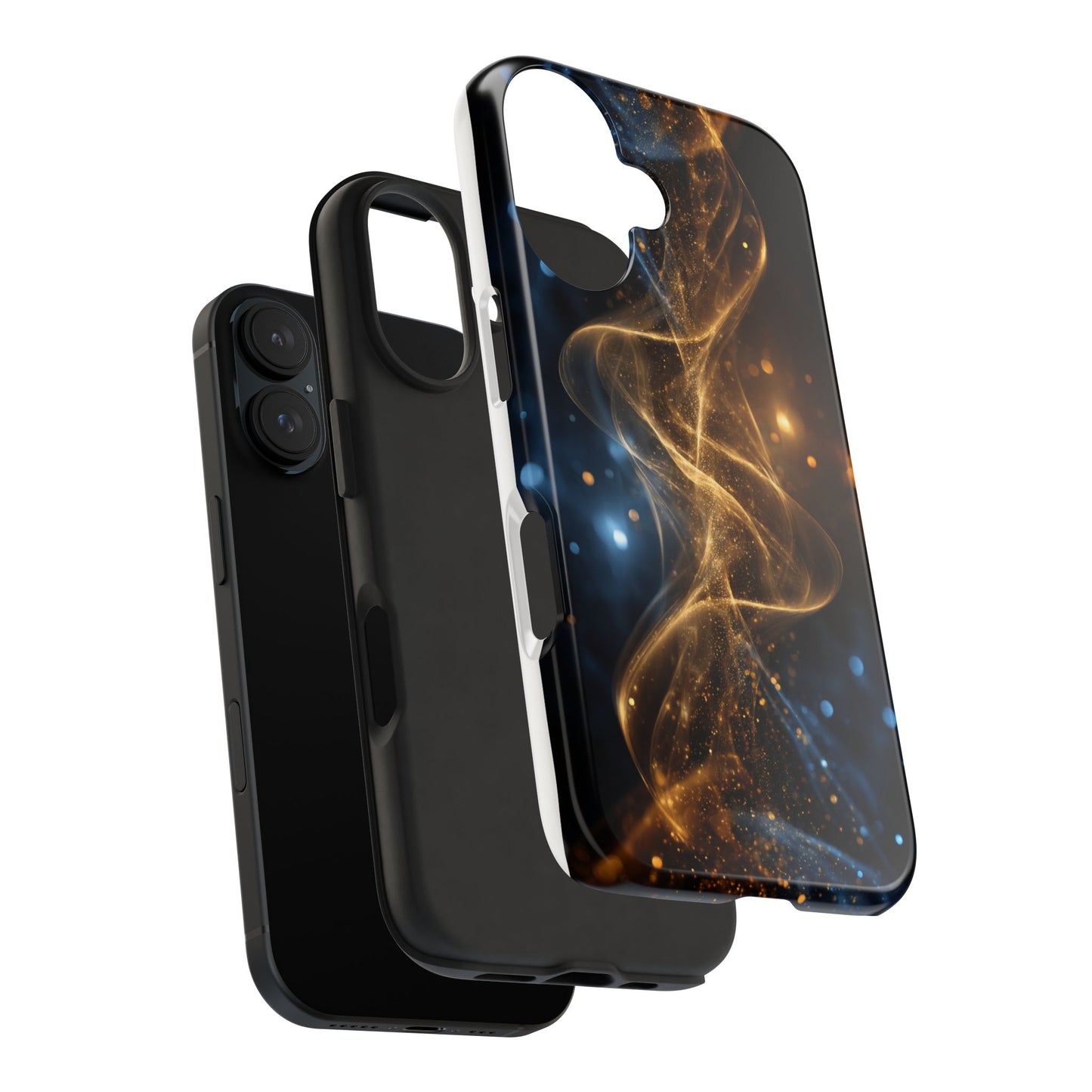 Stylish Tough Phone Cases with Sparkling Swirls Design
