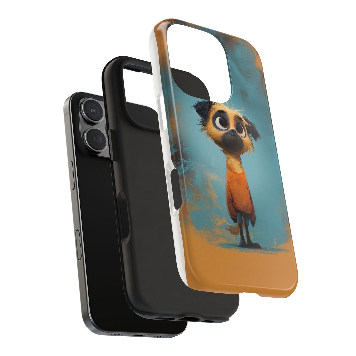 Cute Cartoon Dog Tough Phone Case for Pet Lovers
