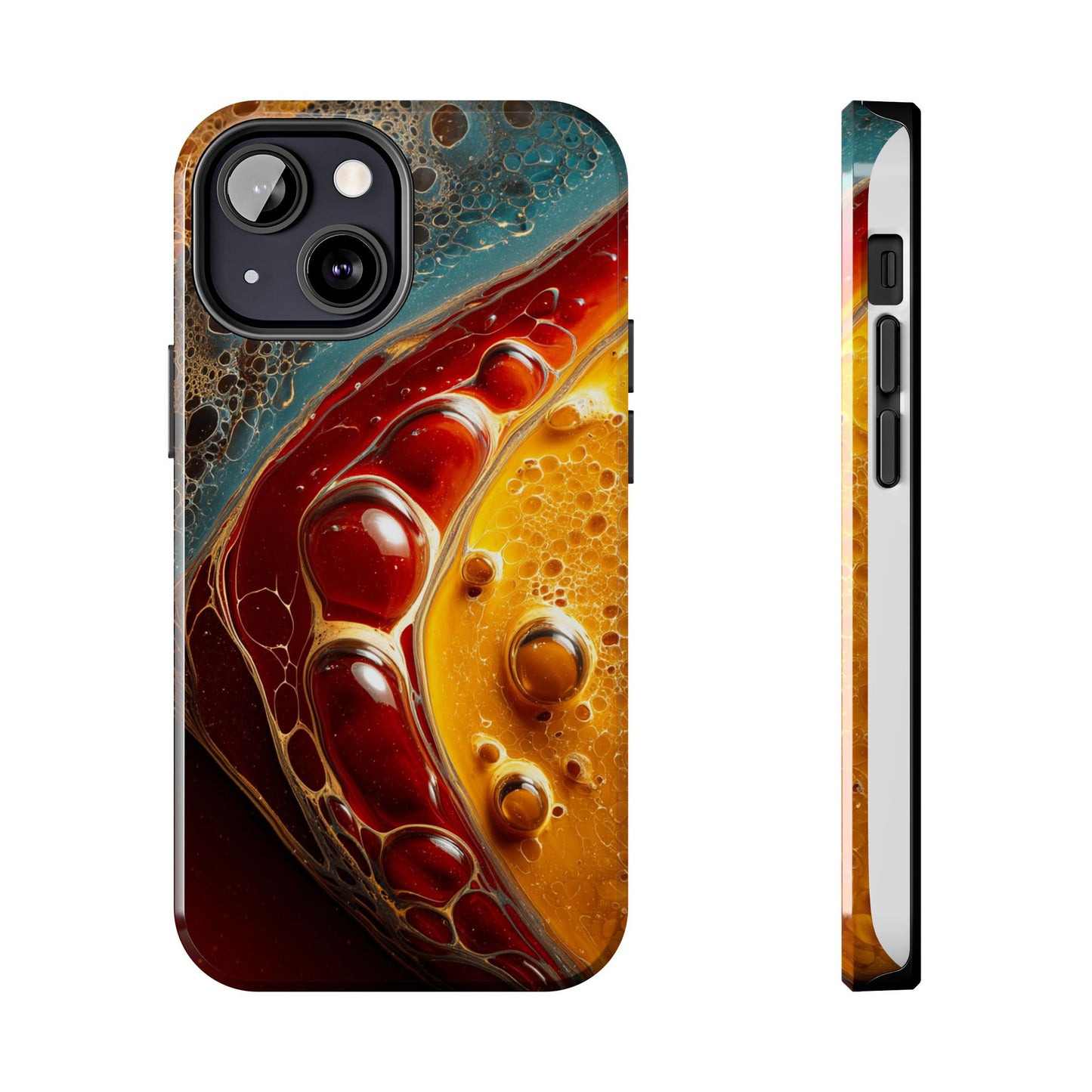 Vibrant Abstract Tough Phone Case - Colorful Protection for Your Device