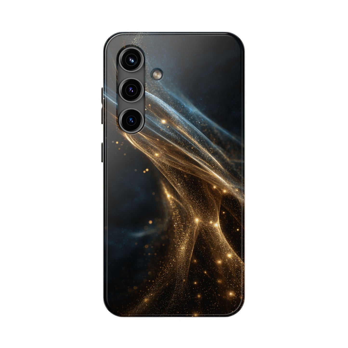 Stunning Gold Swirl Tough Phone Case - Stylish Protection with Elegance