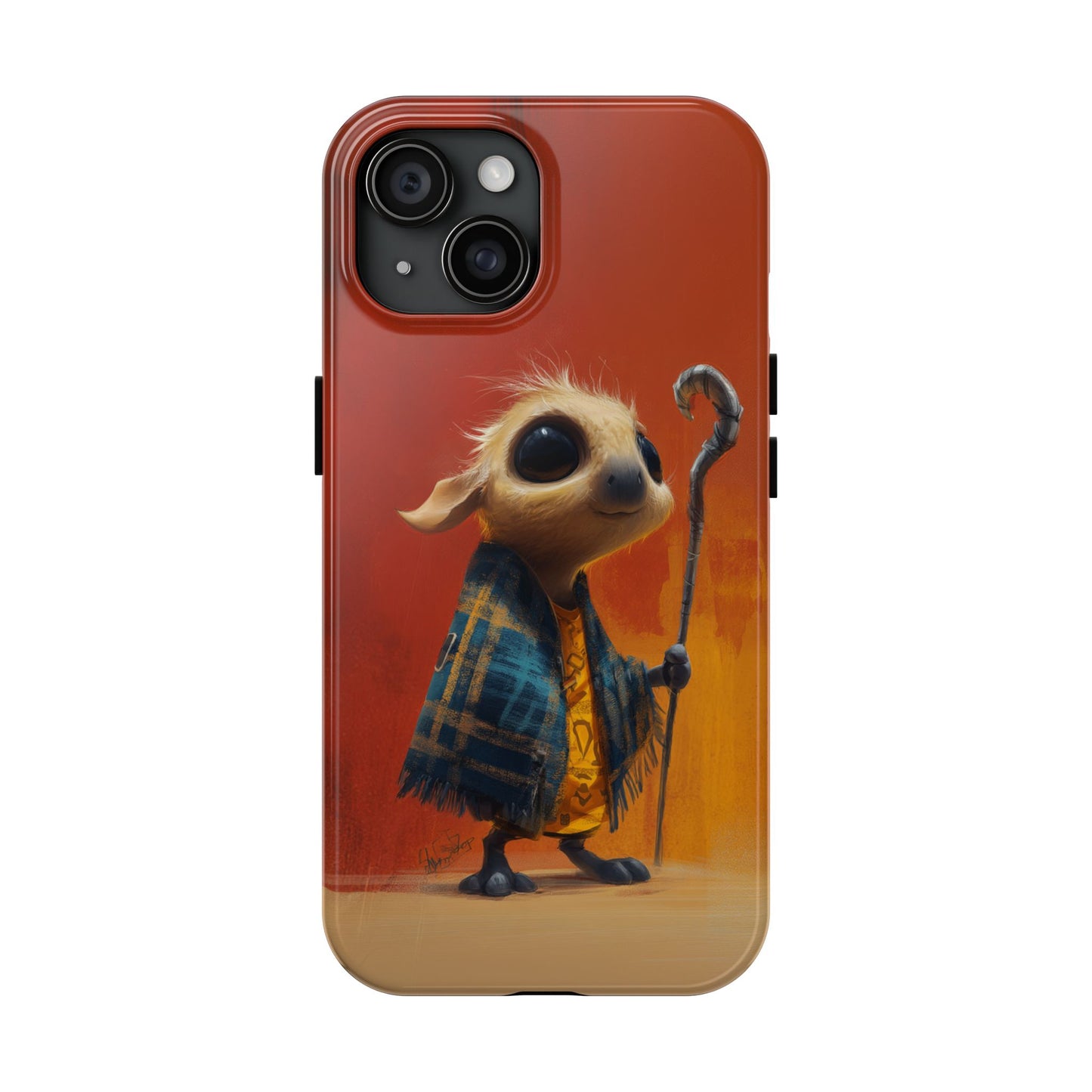 Whimsical Tough Phone Case - Cute Character Design for Kids & Adults
