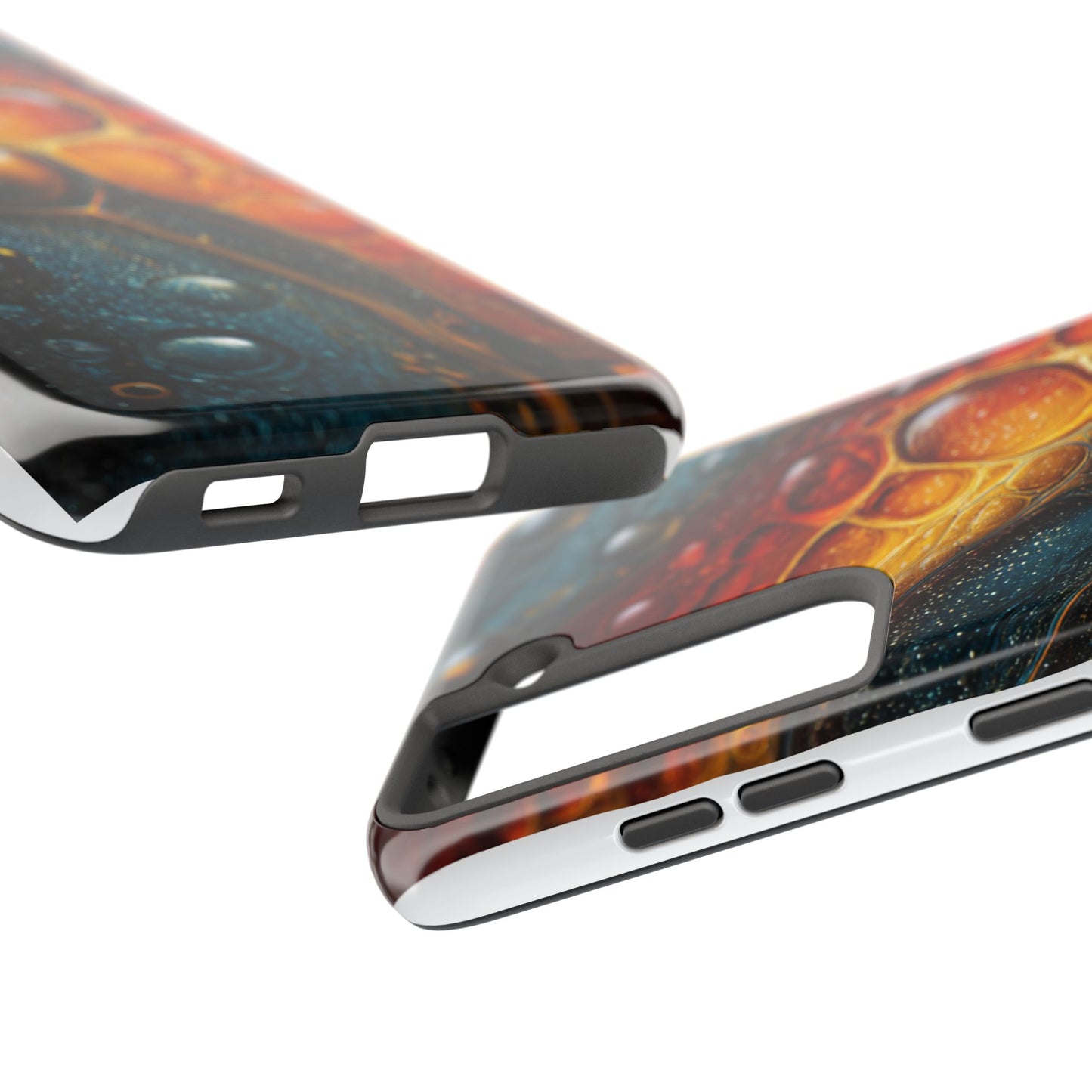 Abstract Art Tough Phone Case - Colorful Design for Stylish Protection