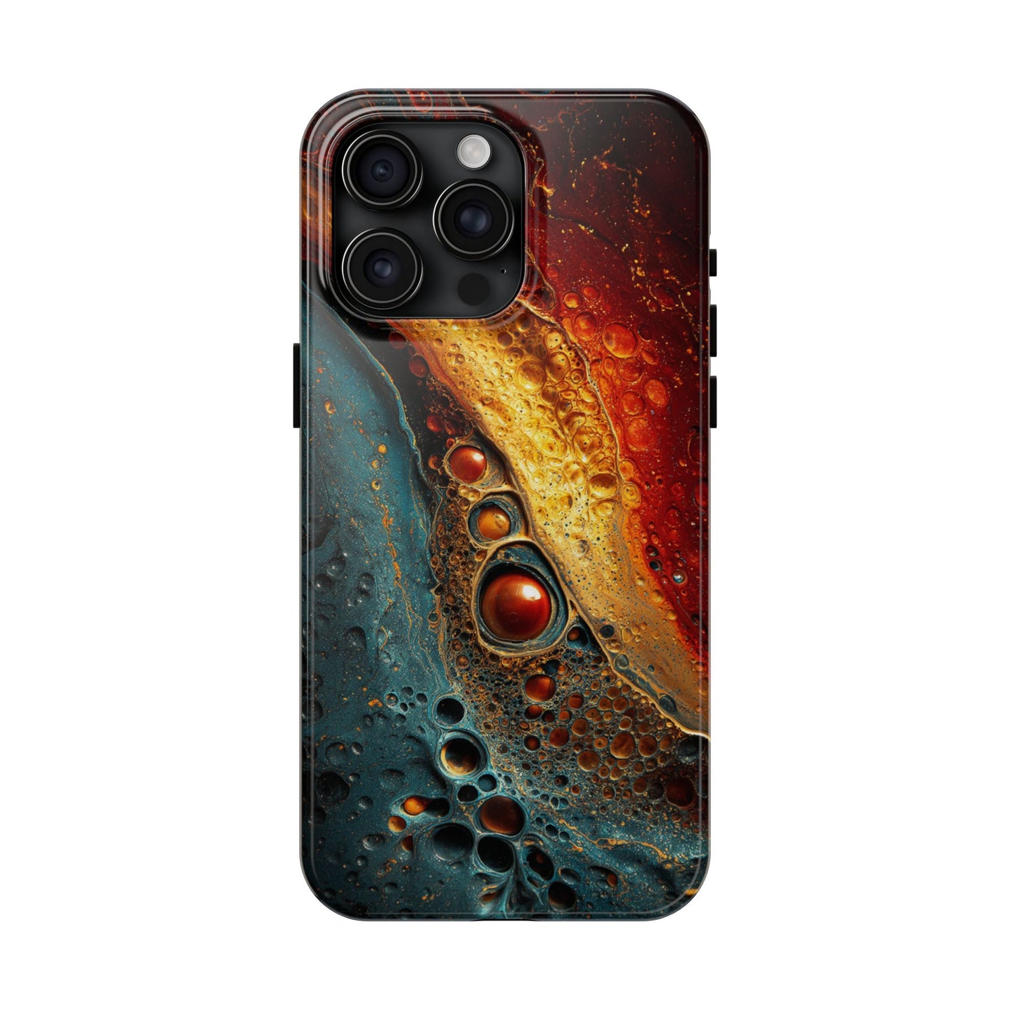 Abstract Colorful Tough Phone Case - Protective Cover with Unique Design