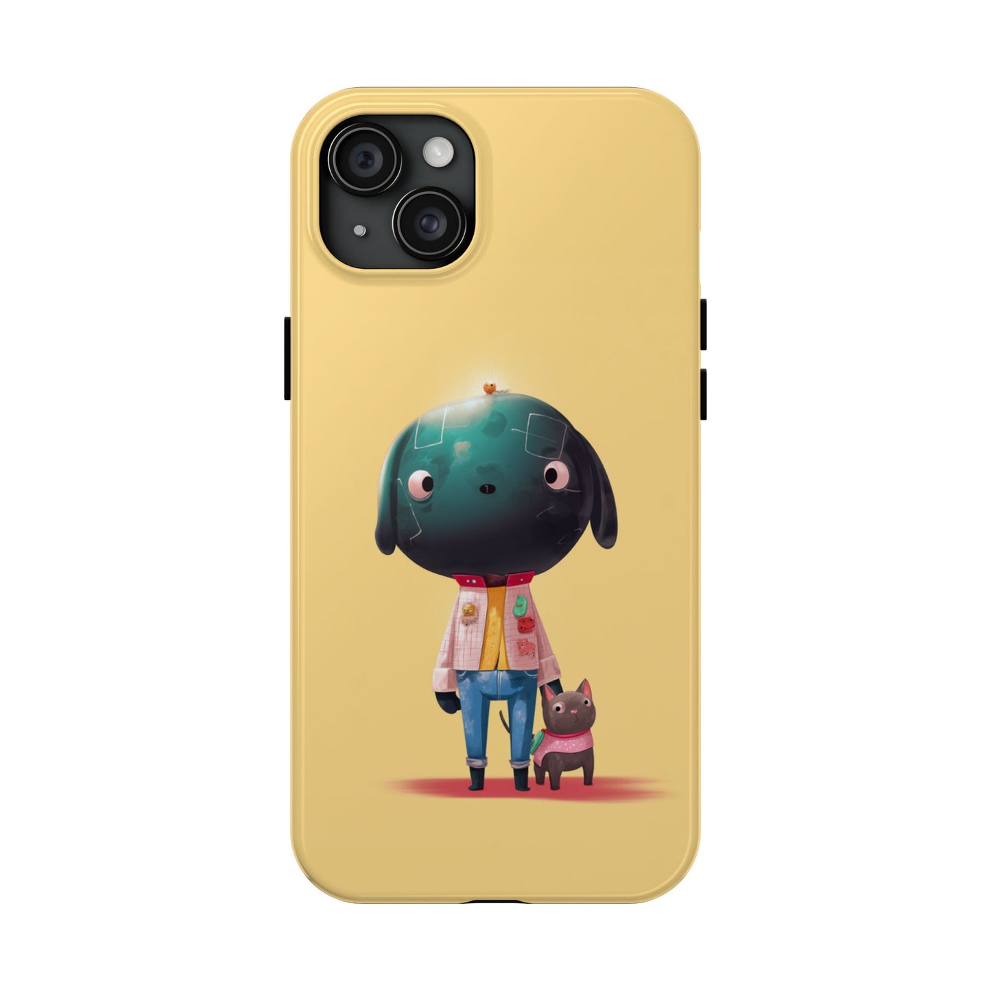 Cute Dog-Themed Tough Phone Cases for Pet Lovers - Durable Protection & Whimsical Design