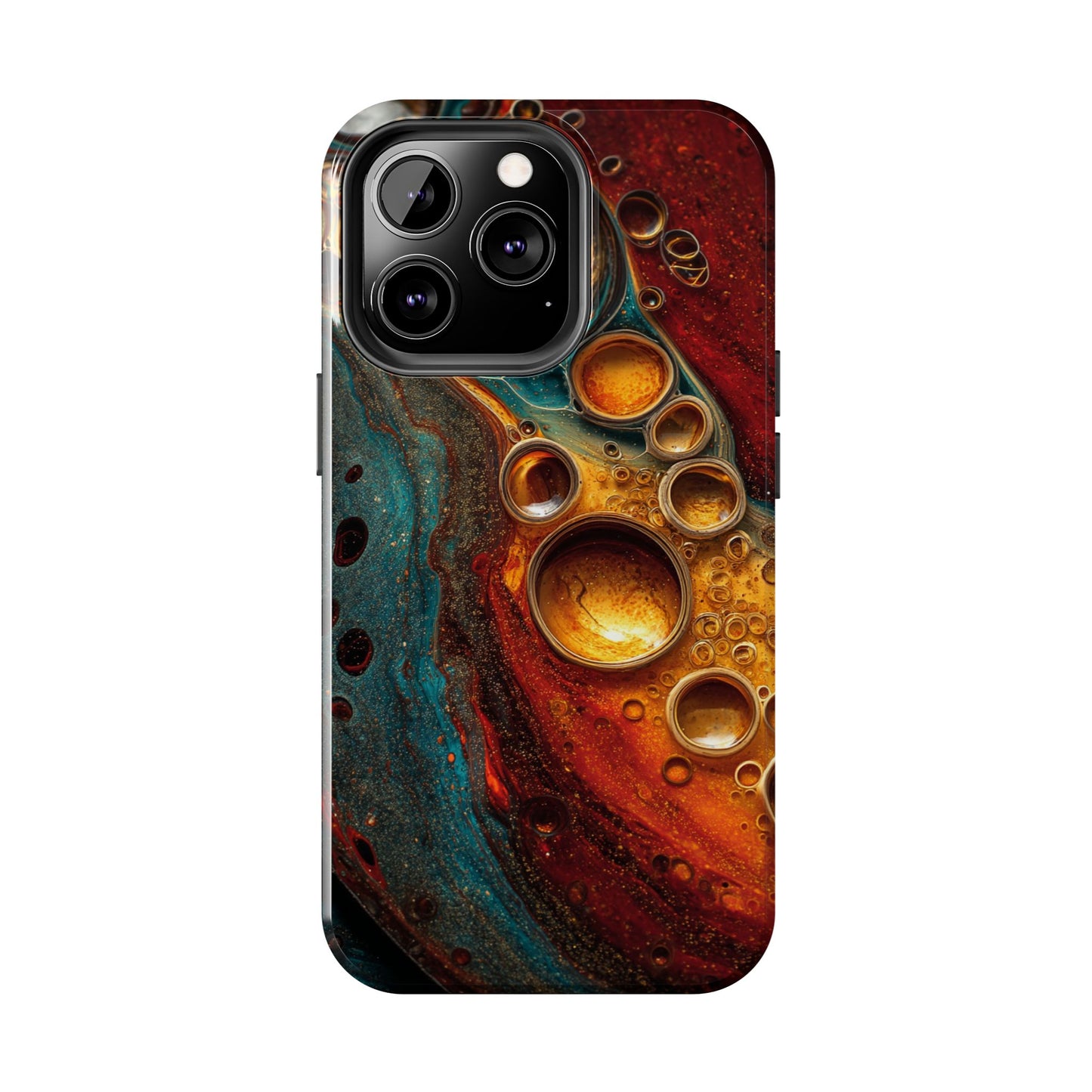 Abstract Art Tough Phone Case - Unique Colorful Design
