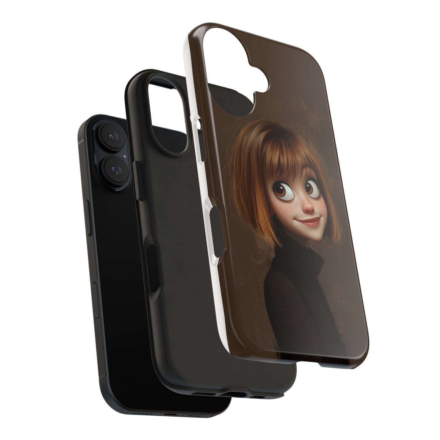 Cute Cartoon Character Tough Phone Case - Durable & Stylish Protection