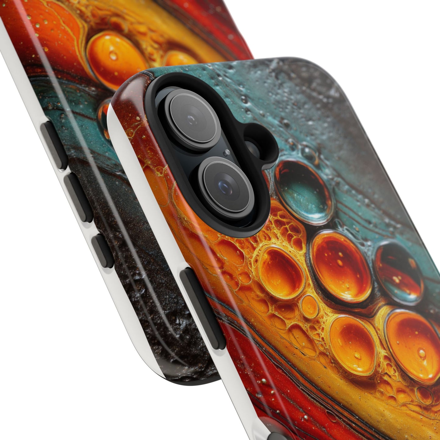 Artistic Tough Phone Case - Unique Abstract Design for Durable Protection