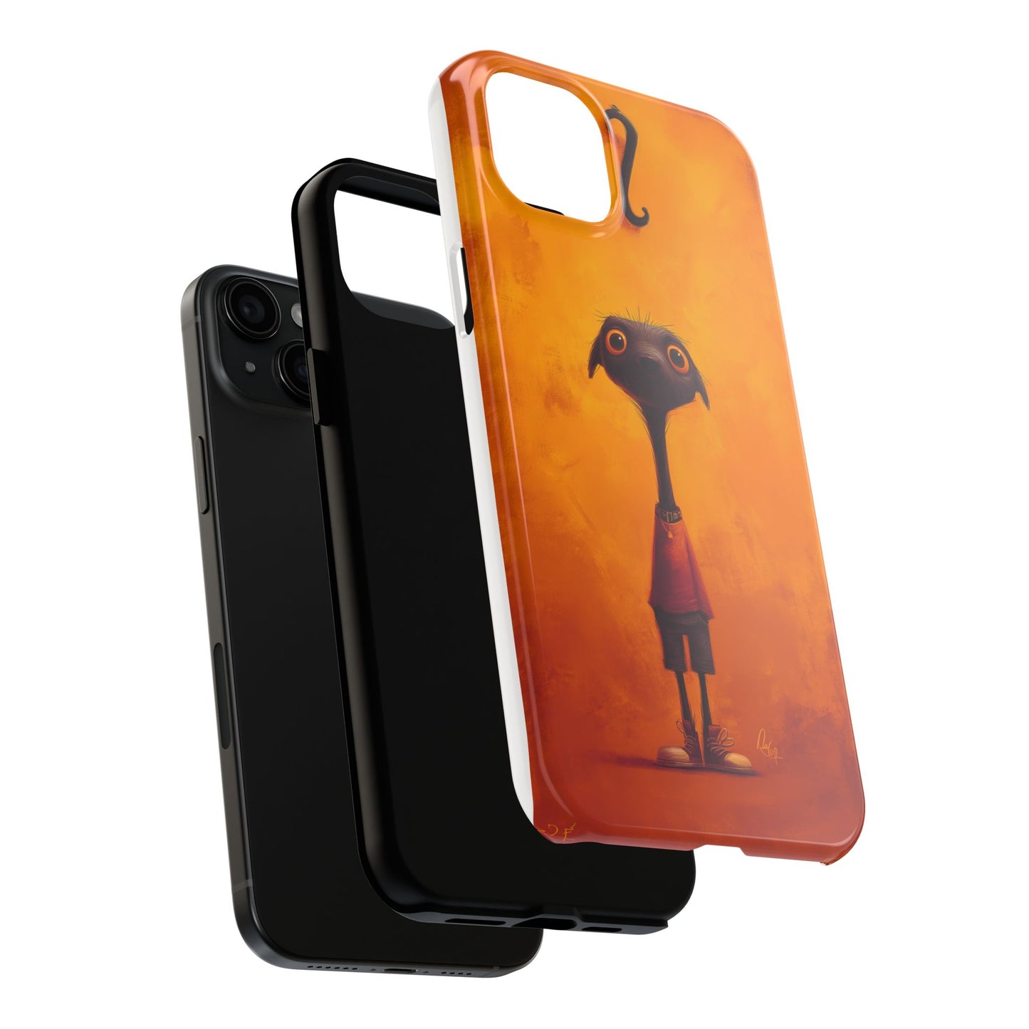 Whimsical Tough Phone Cases - Unique, Durable Design for Creative Minds