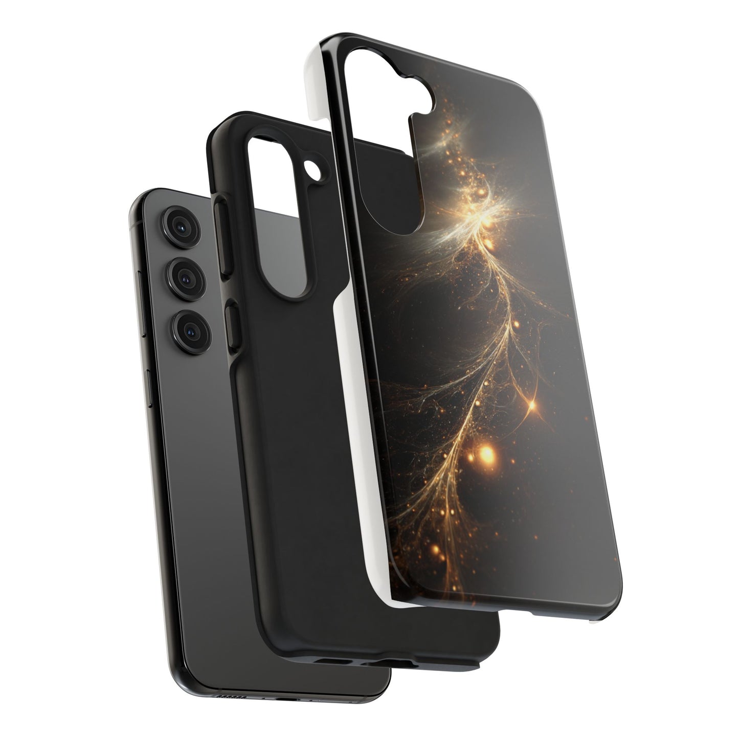 Cosmic Glow Tough Phone Case - Galaxy Design for Sci-Fi Lovers
