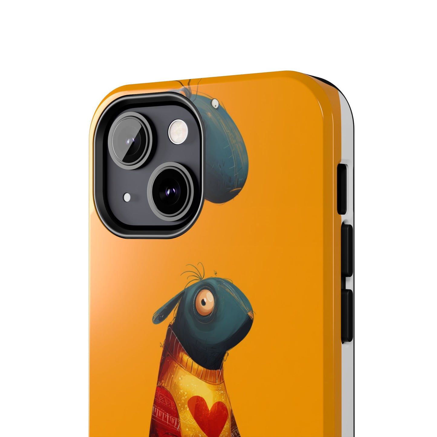 Cute Cartoon Tough Phone Case - Whimsical Sheep Design
