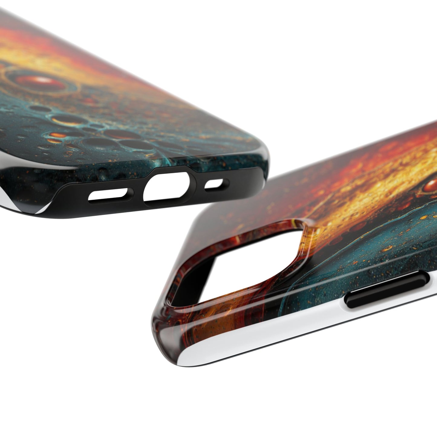 Abstract Colorful Tough Phone Case - Protective Cover with Unique Design