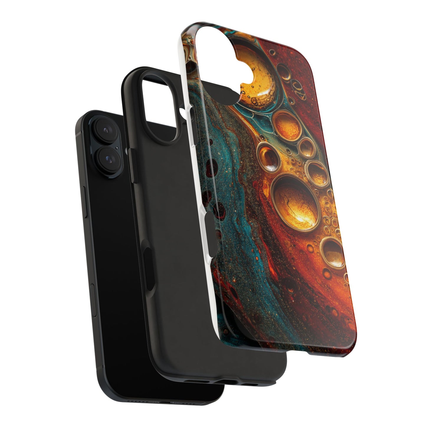 Abstract Art Tough Phone Case - Unique Colorful Design