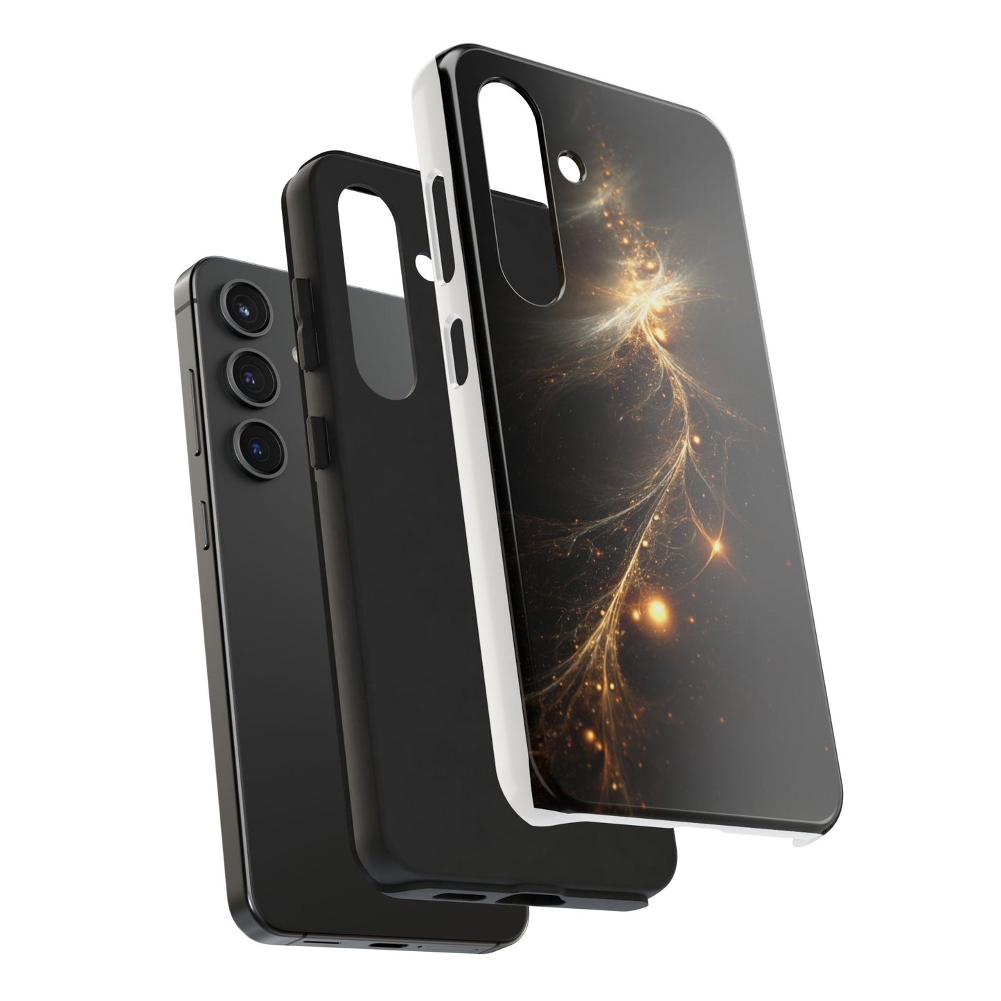 Cosmic Glow Tough Phone Case - Galaxy Design for Sci-Fi Lovers