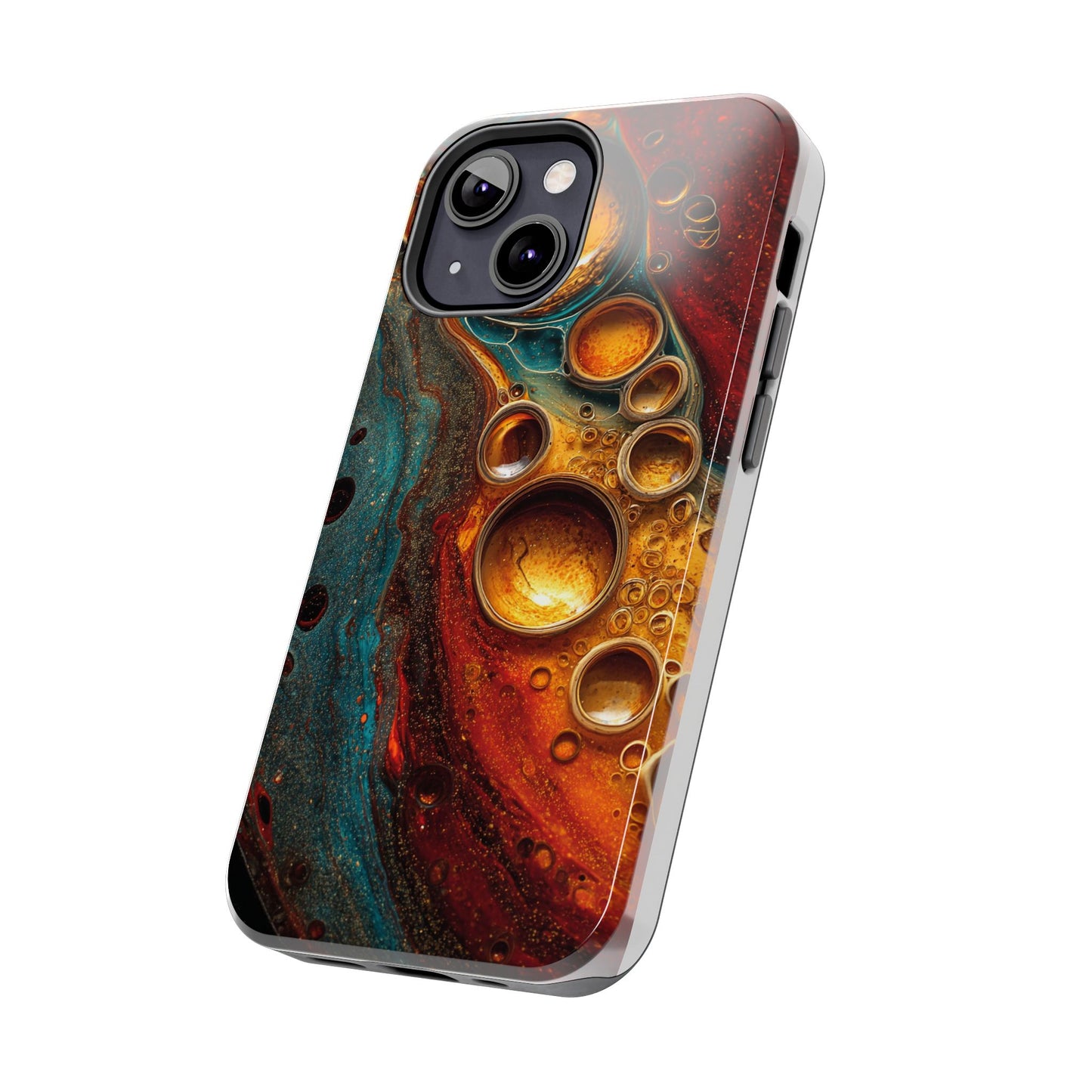 Abstract Art Tough Phone Case - Unique Colorful Design