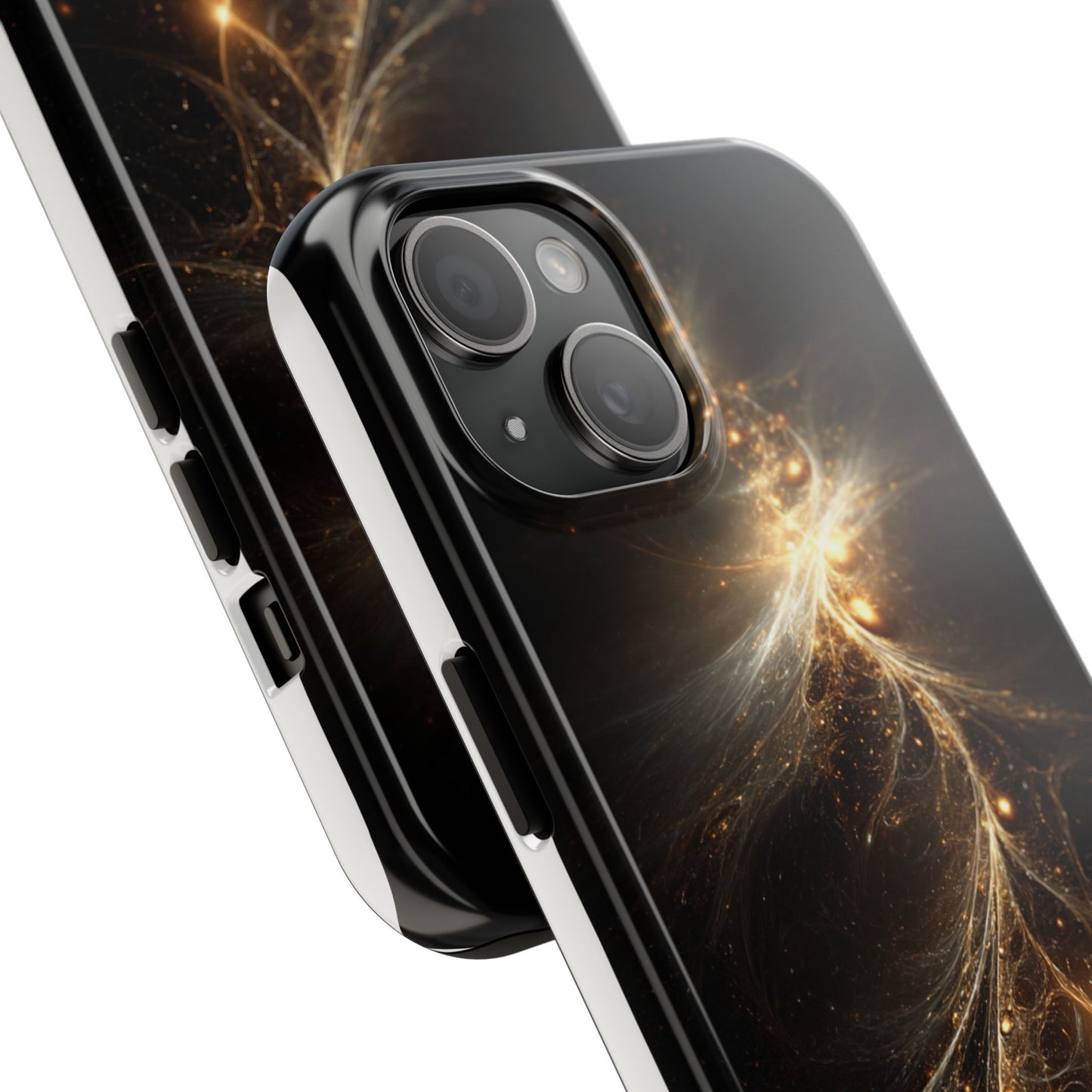 Cosmic Glow Tough Phone Case - Galaxy Design for Sci-Fi Lovers
