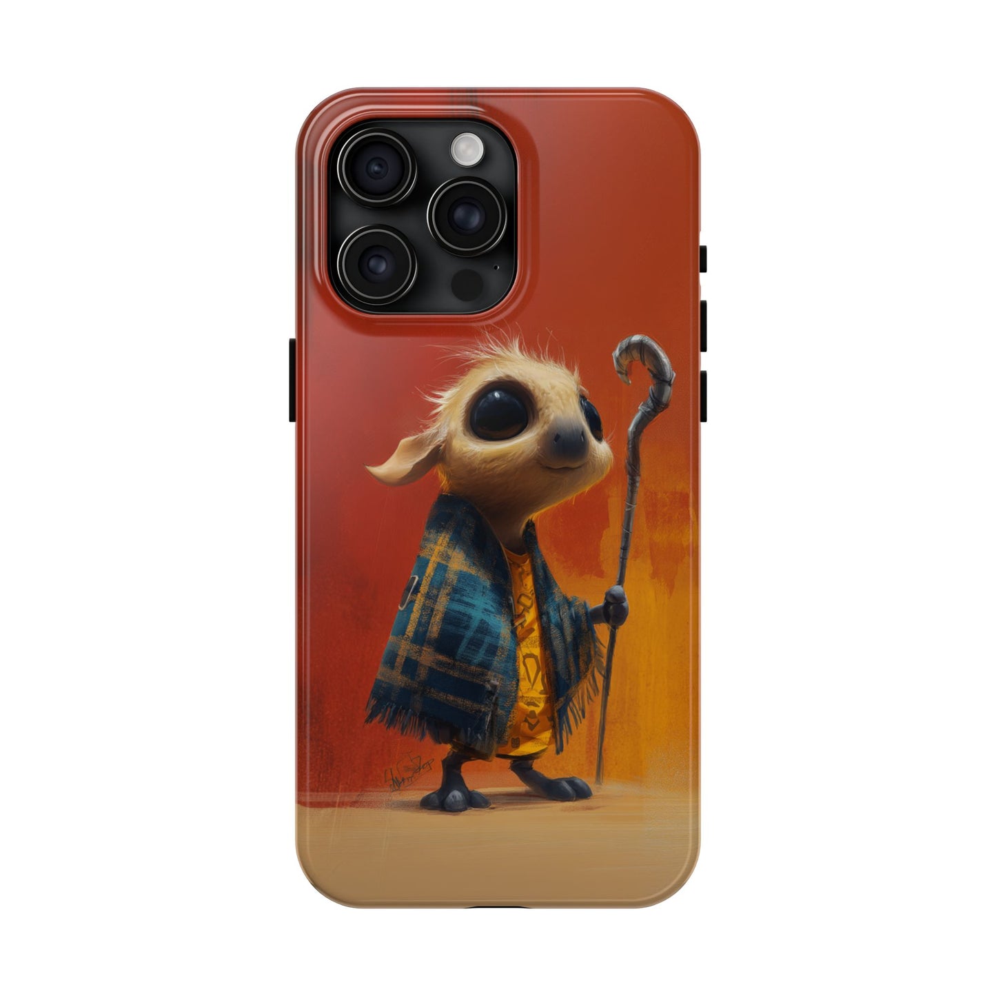 Whimsical Tough Phone Case - Cute Character Design for Kids & Adults