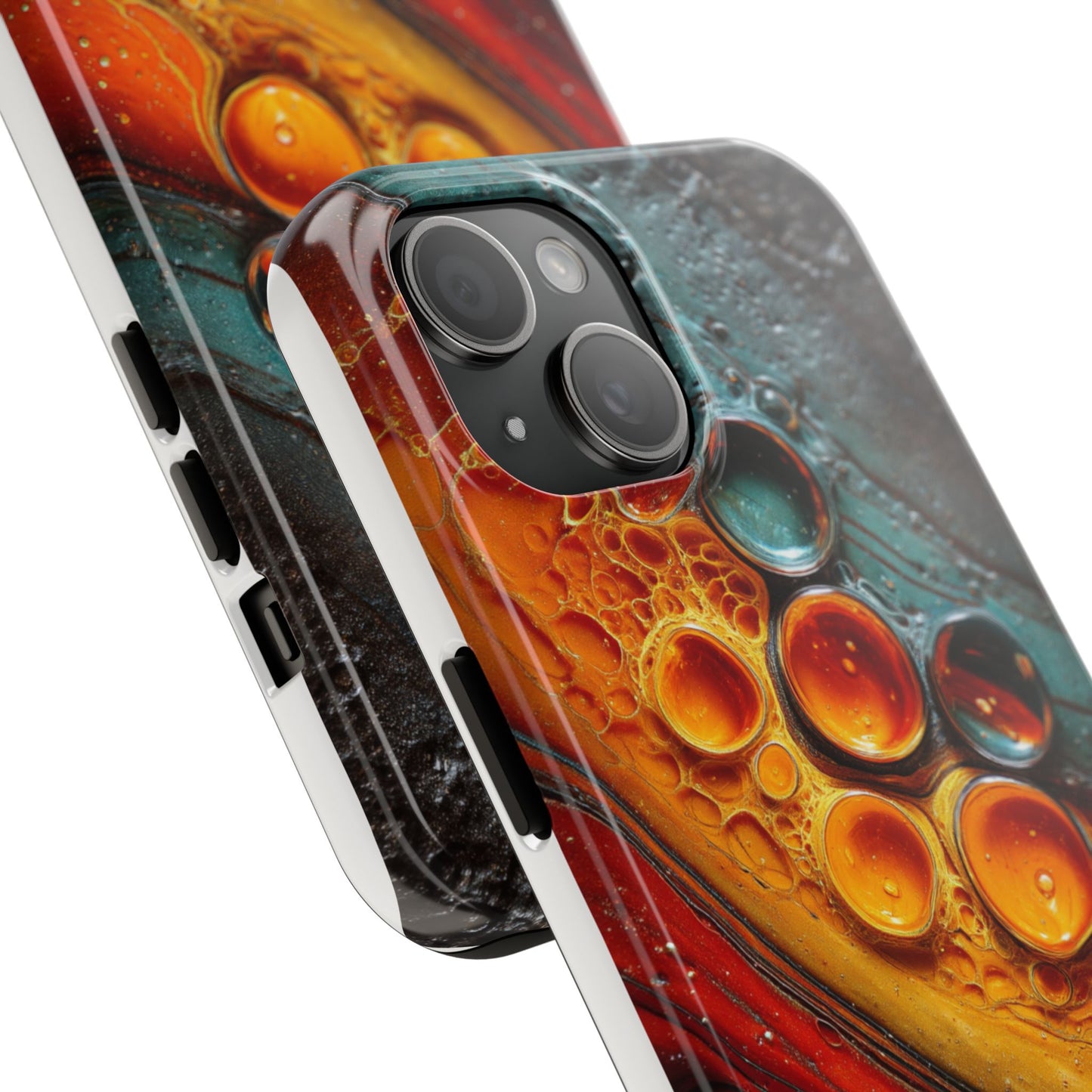 Artistic Tough Phone Case - Unique Abstract Design for Durable Protection