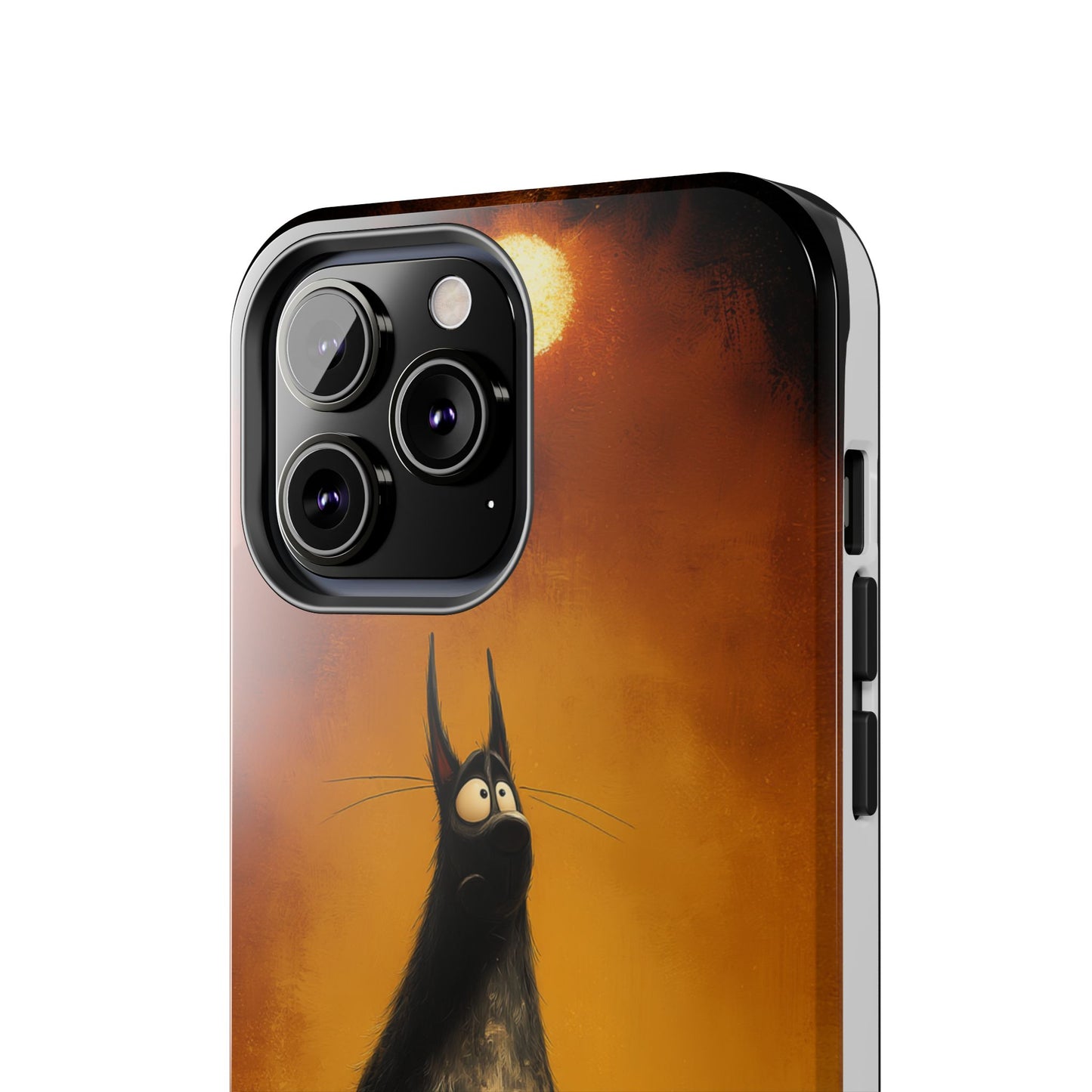 Whimsical Tough Phone Cases - Cat & Dog Design