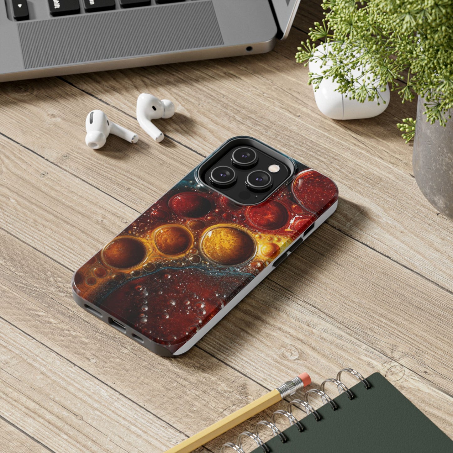 Vibrant Abstract Tough Phone Case - Durable and Stylish Protection