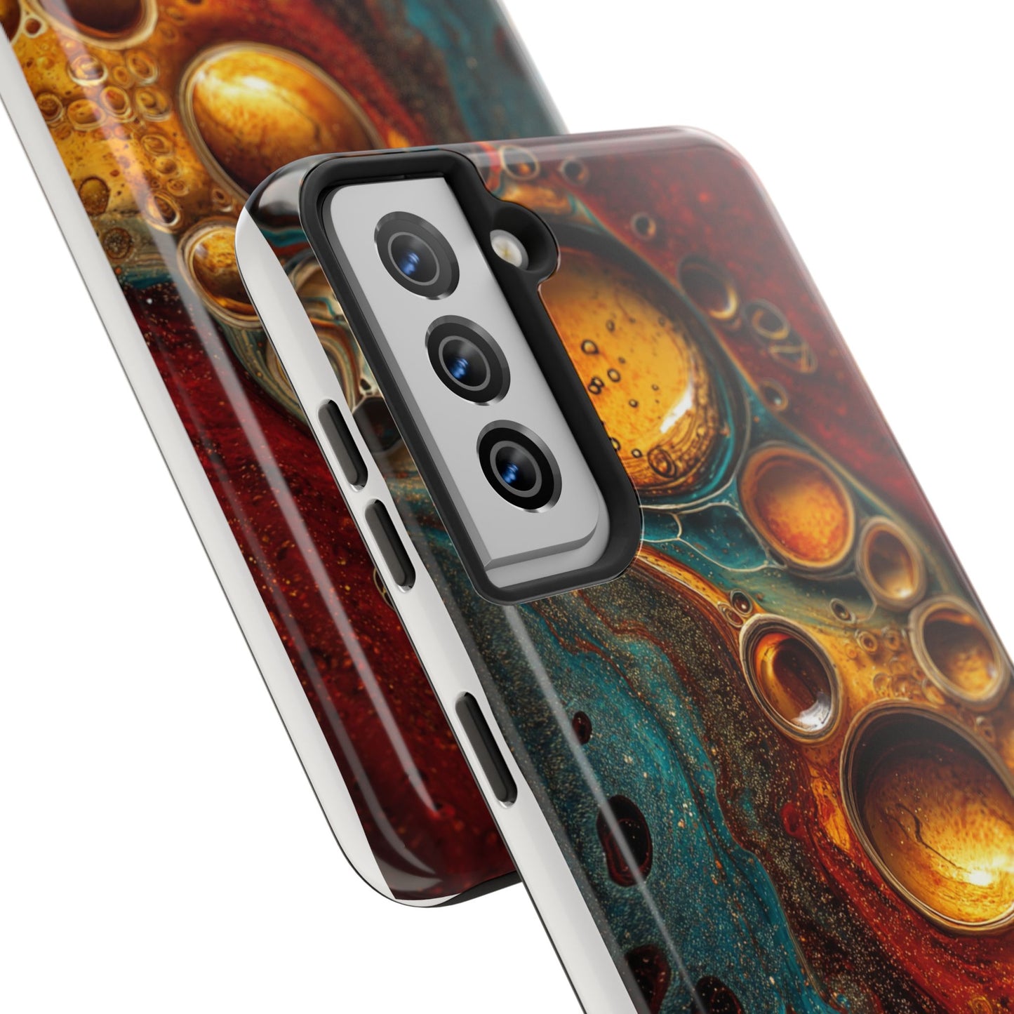 Abstract Art Tough Phone Case - Unique Colorful Design