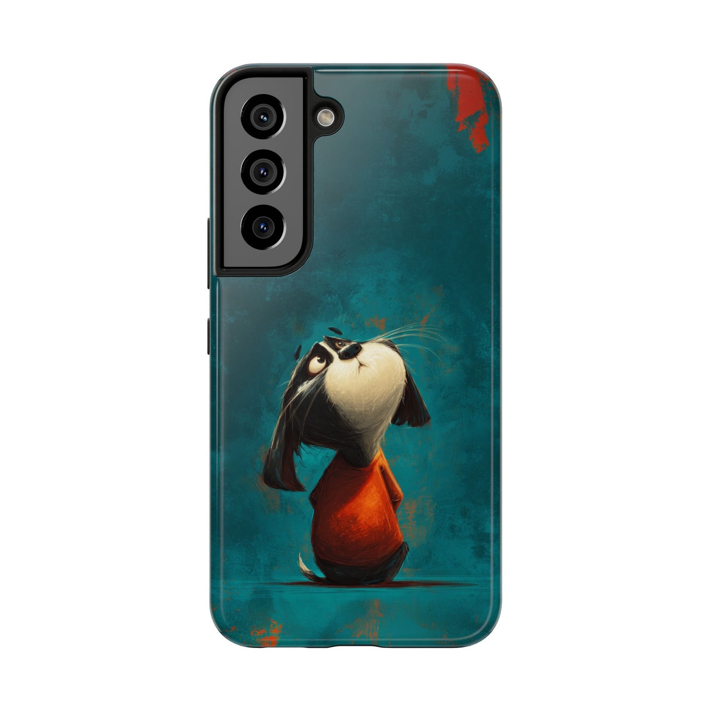 Whimsical Dog Tough Phone Case - Perfect for Pet Lovers!
