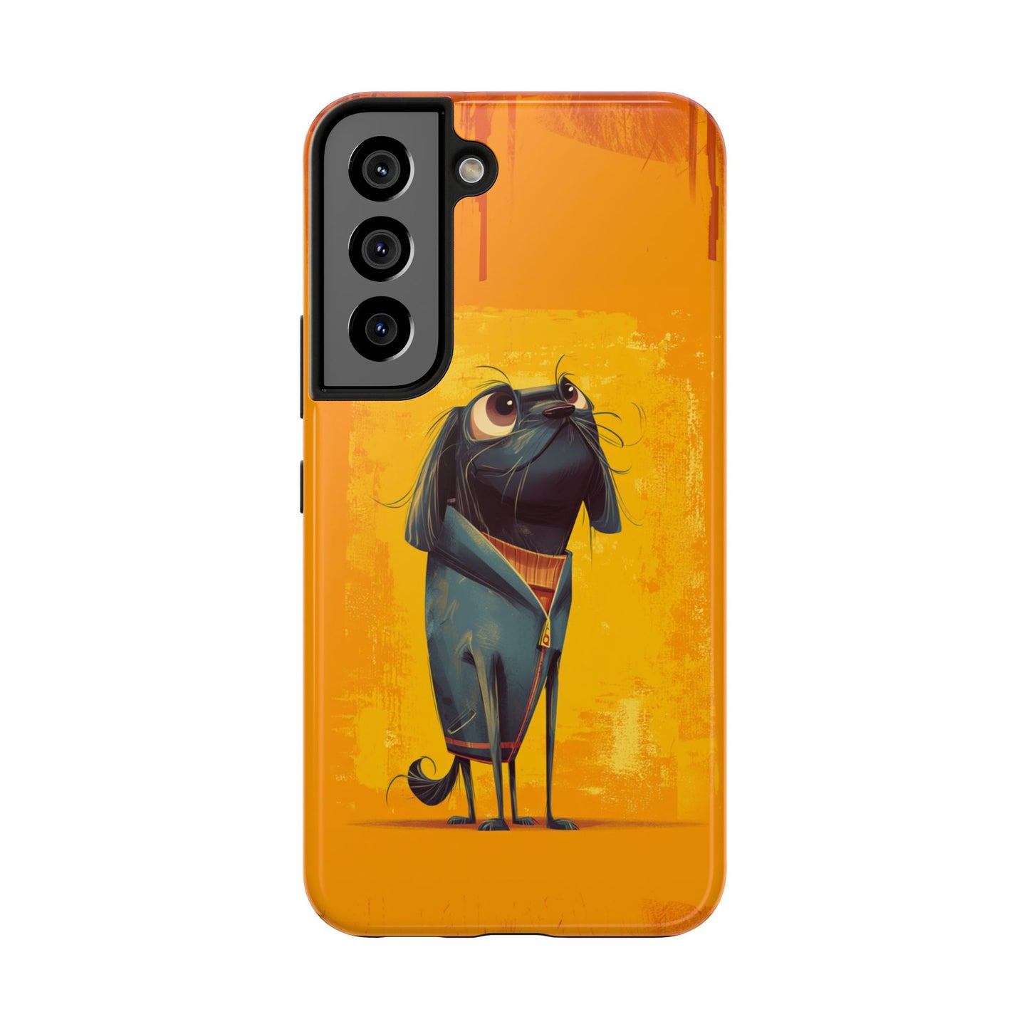 Fun Dog Art Tough Phone Case - Durable Pet Lover Gift