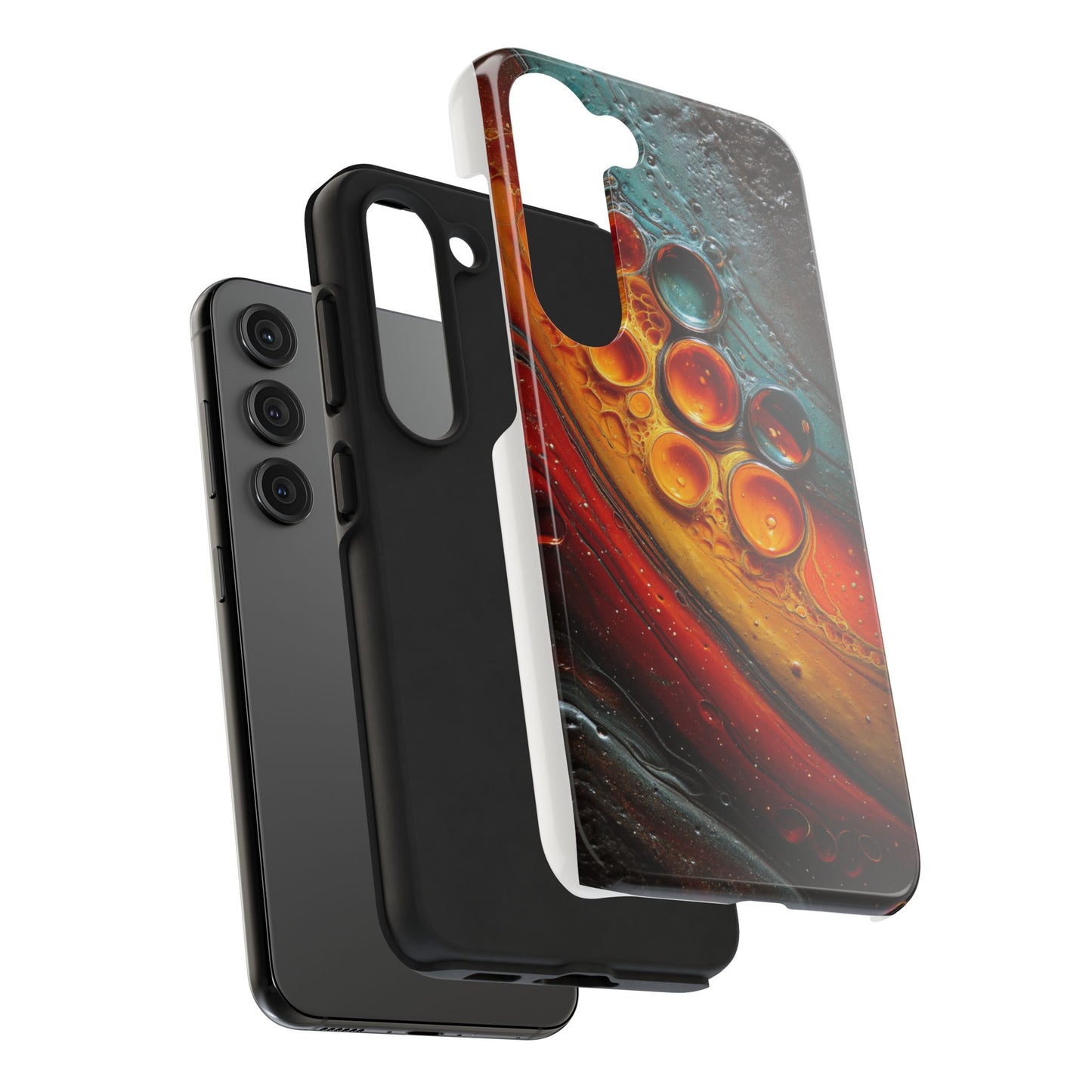 Artistic Tough Phone Case - Unique Abstract Design for Durable Protection