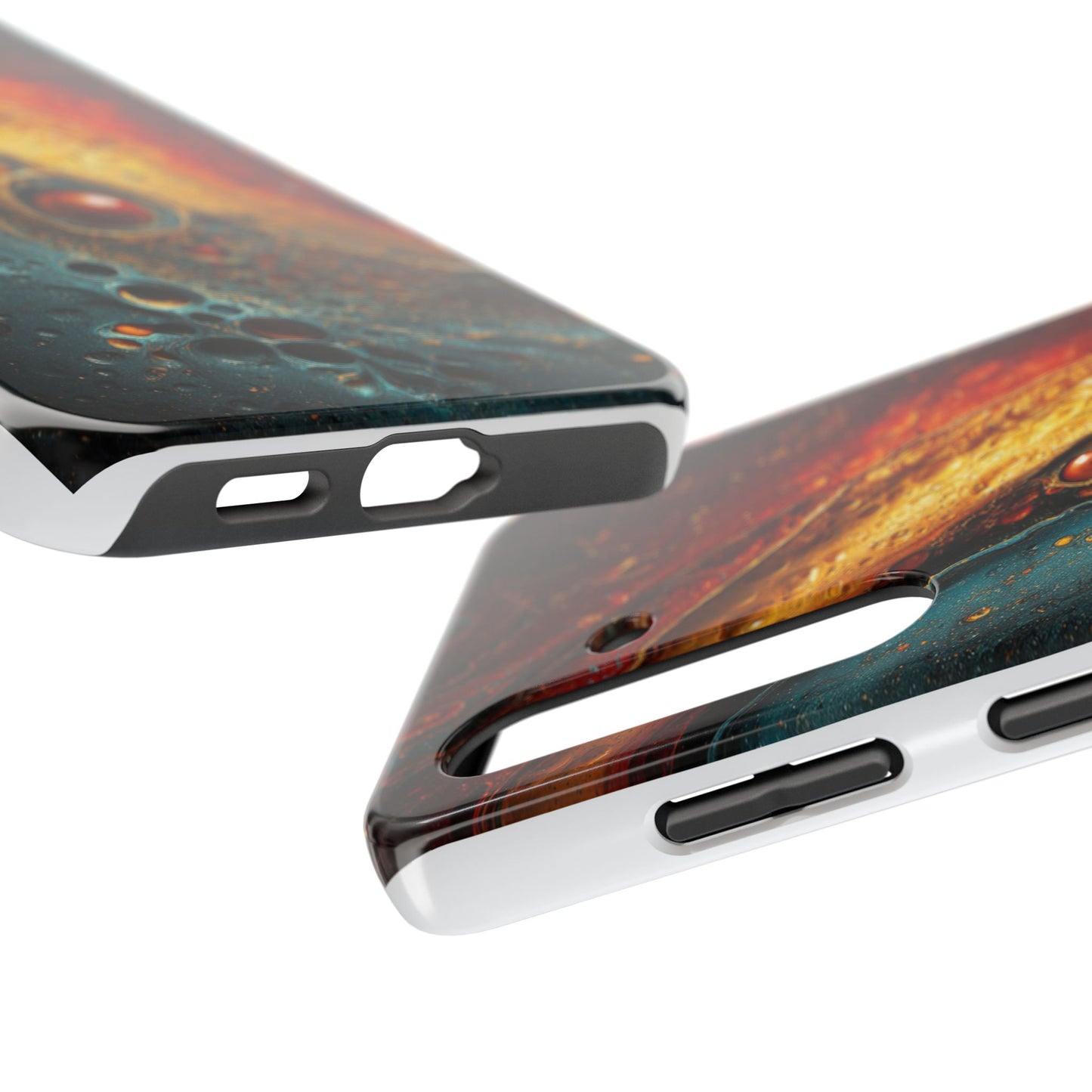 Abstract Colorful Tough Phone Case - Protective Cover with Unique Design