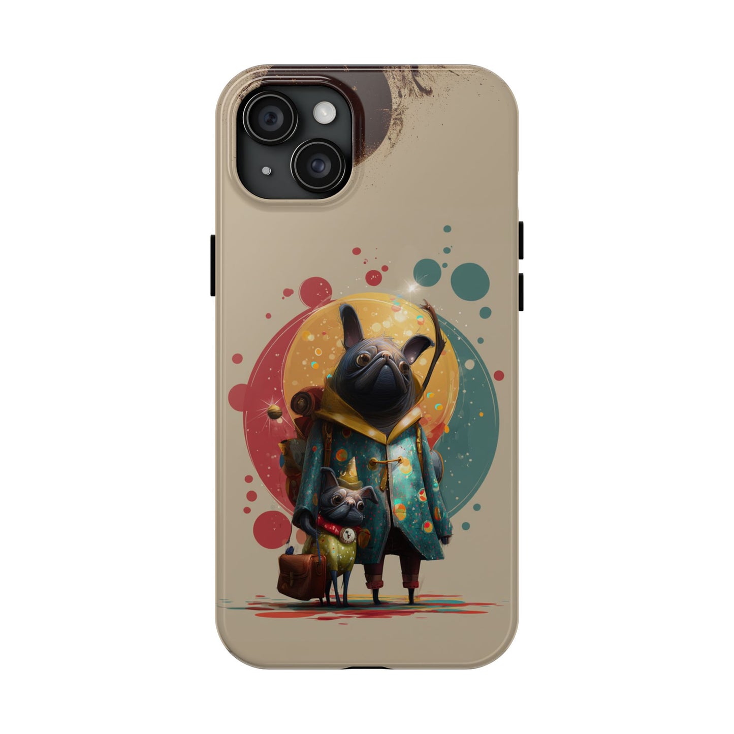 Whimsical Pet-Inspired Tough Phone Case - Perfect for Animal Lovers