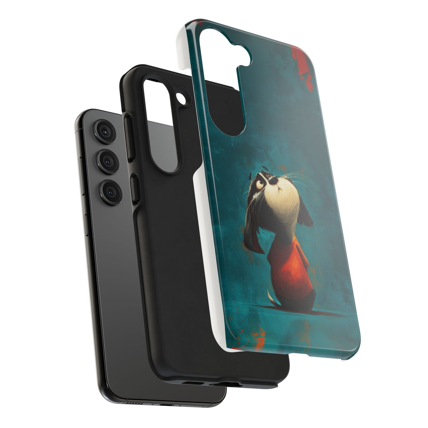 Whimsical Dog Tough Phone Case - Perfect for Pet Lovers!
