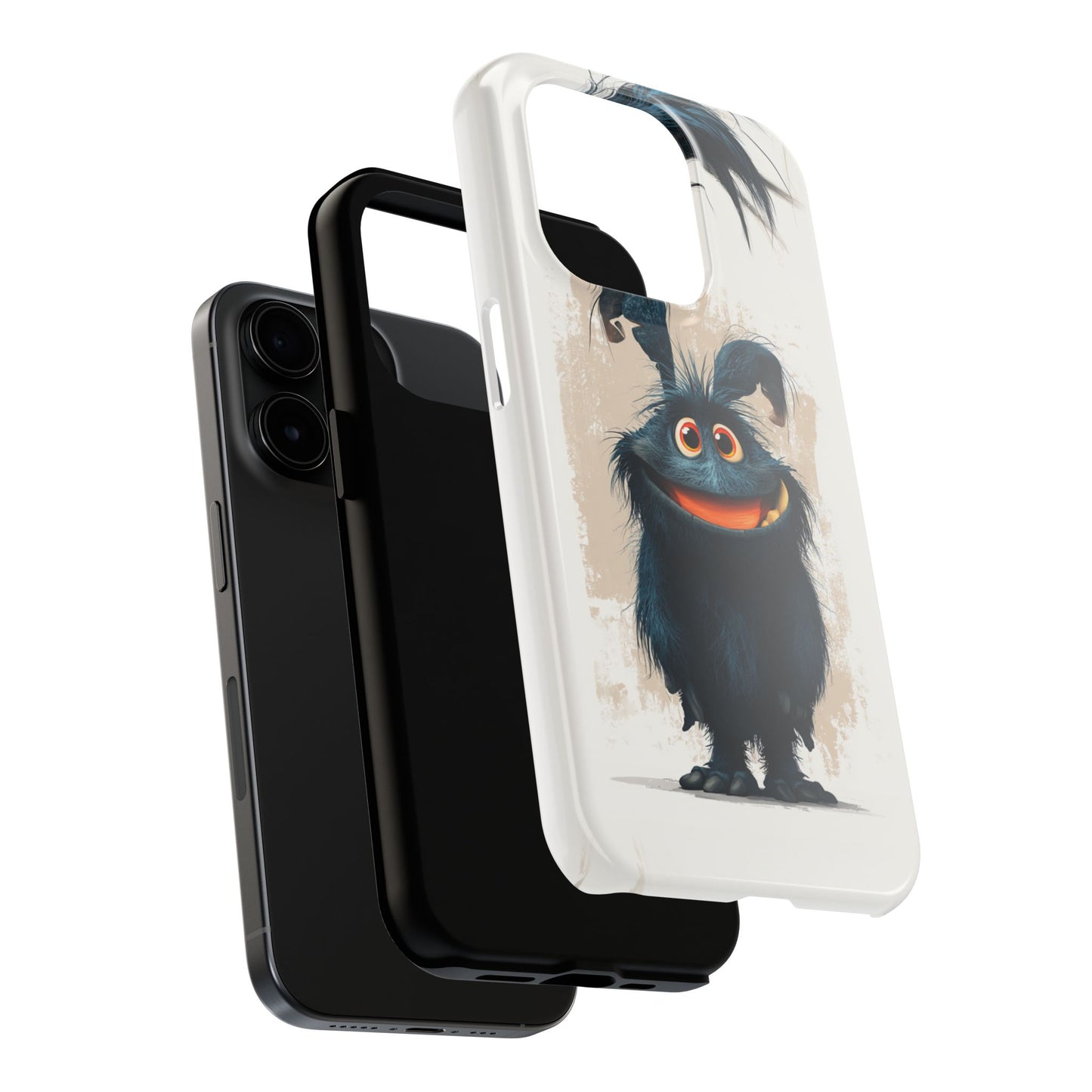 Whimsical Monster Tough Phone Case - Durable Protection for Fun-Loving Individuals