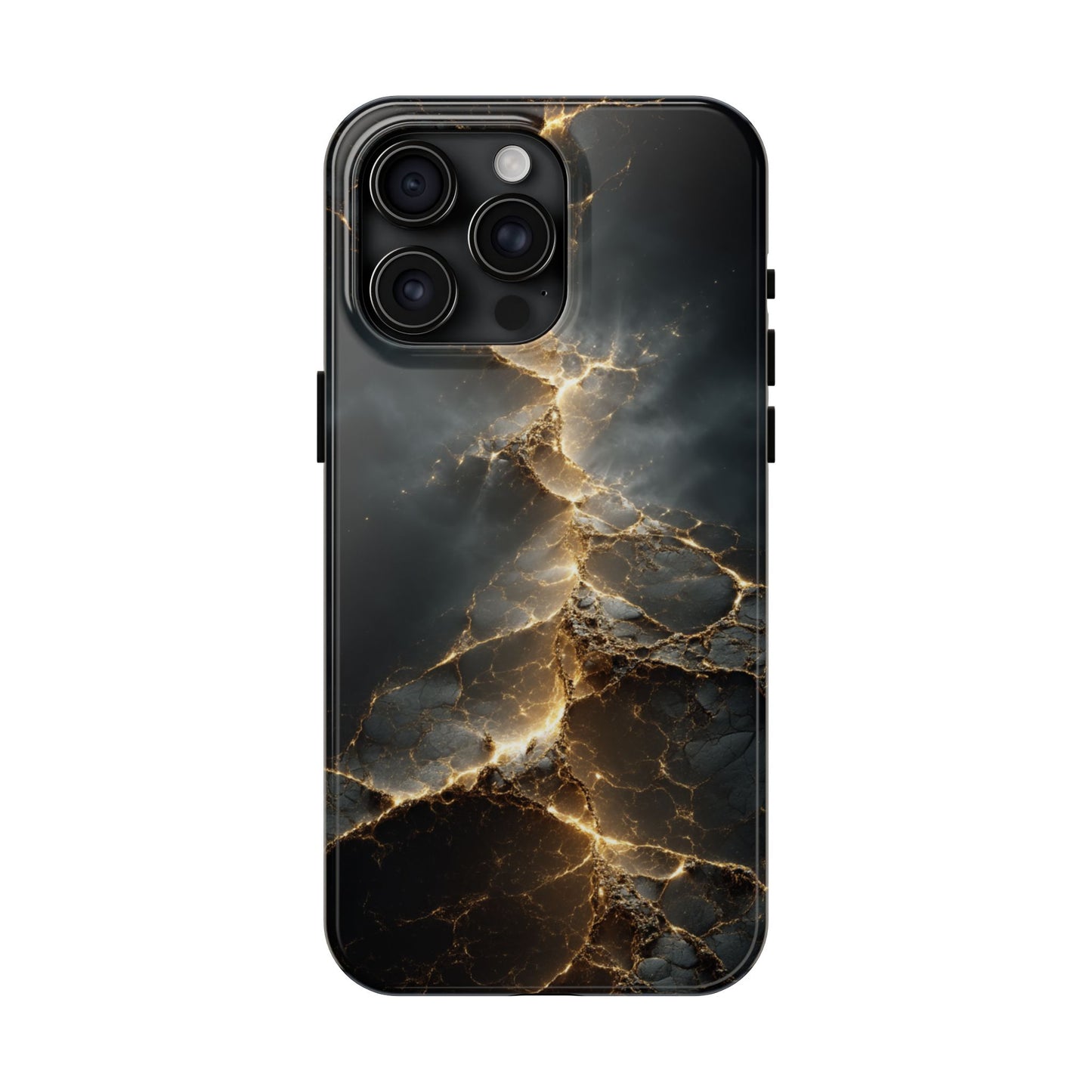 Majestic Marble Phone Case - Tough Protective Cover with Gold Veins