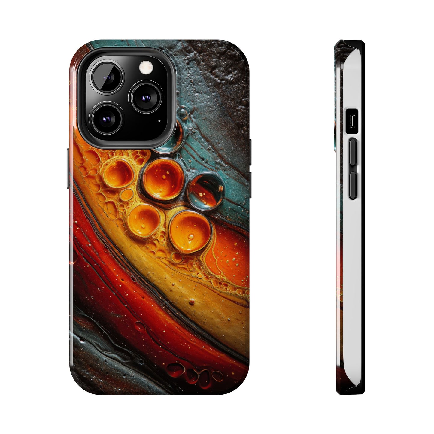 Artistic Tough Phone Case - Unique Abstract Design for Durable Protection
