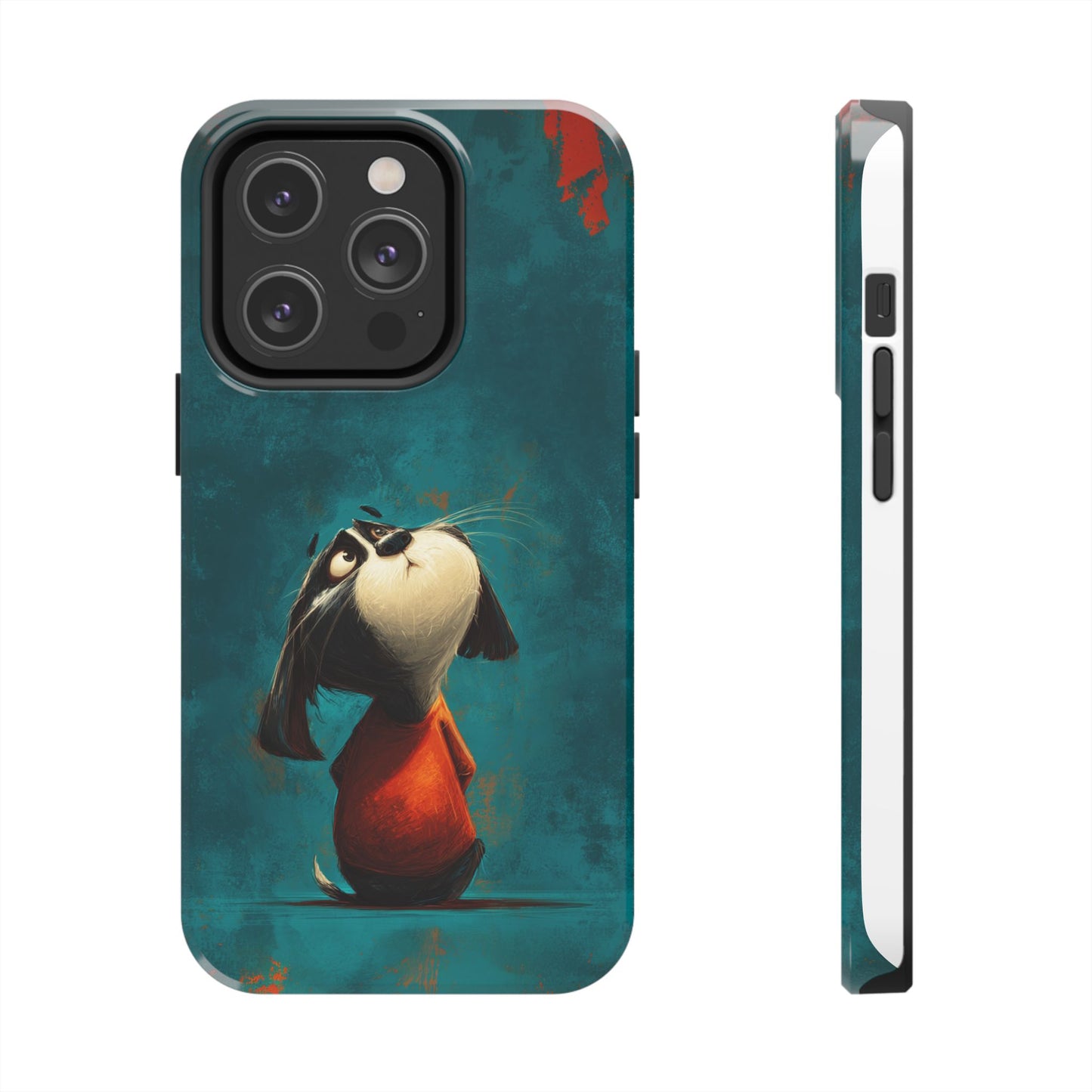 Whimsical Dog Tough Phone Case - Perfect for Pet Lovers!