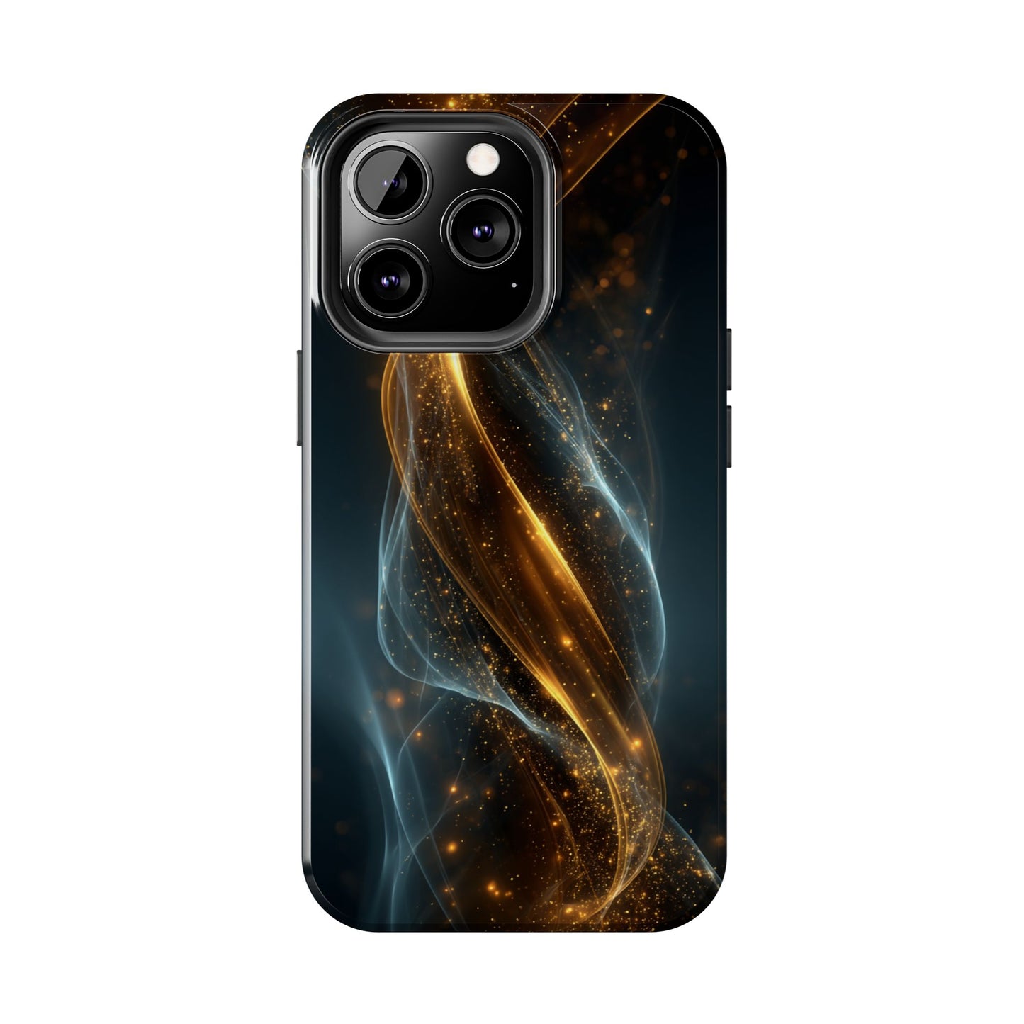 Stylish Tough Phone Case with Elegant Swirl Design