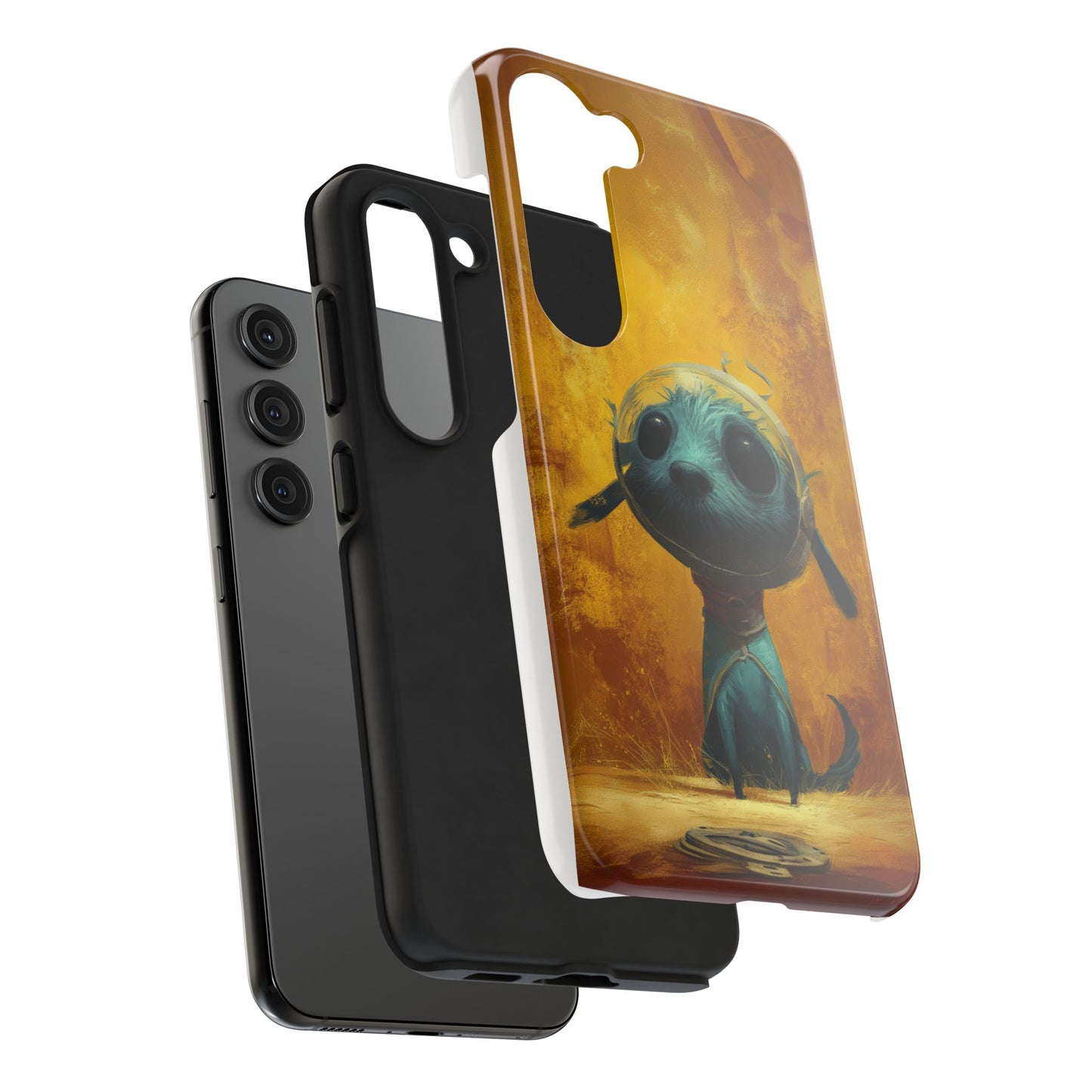 Cute Dog Art Tough Phone Case - Stylish & Protective
