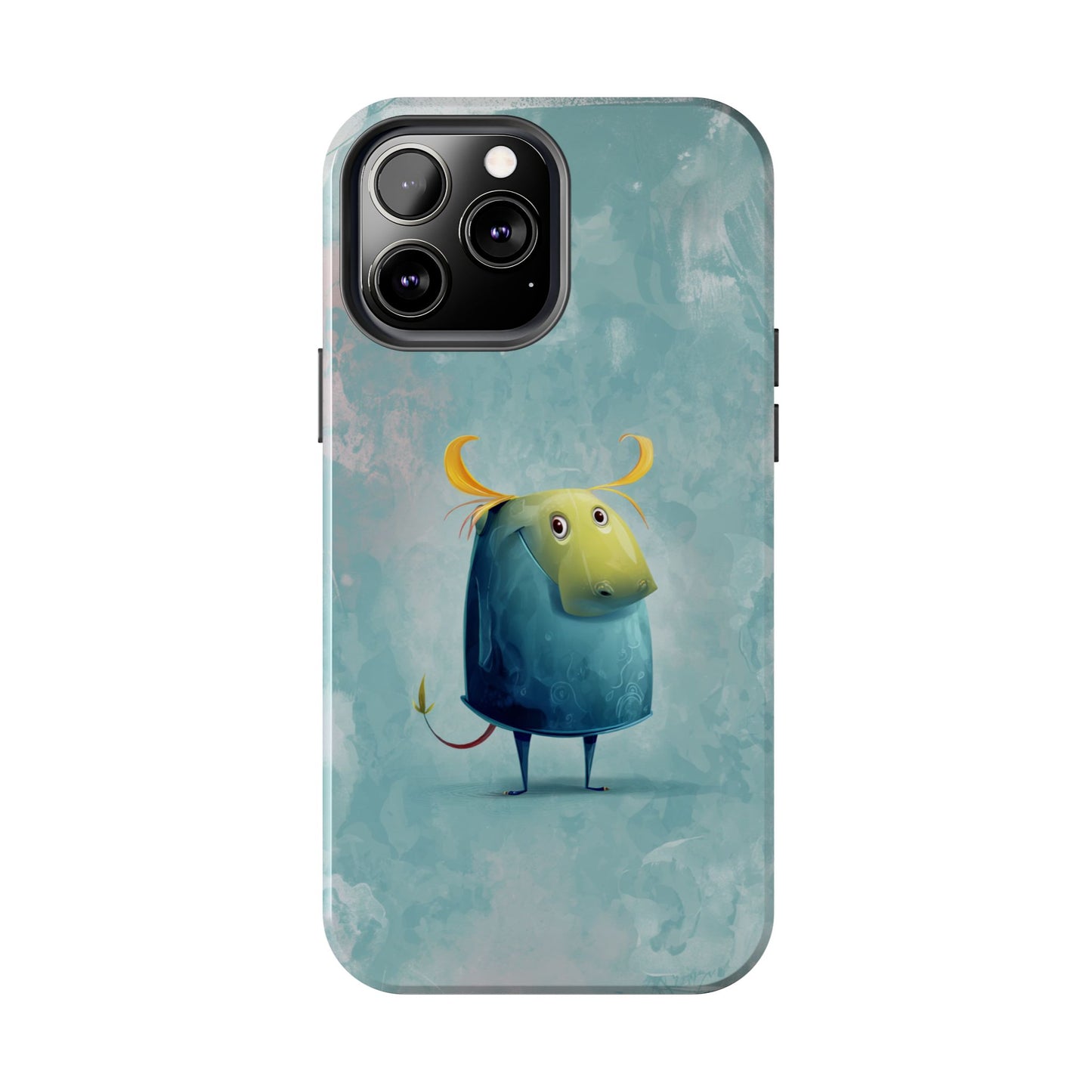 Cute Cartoon Bull Tough Phone Case - Durable & Fun Protection
