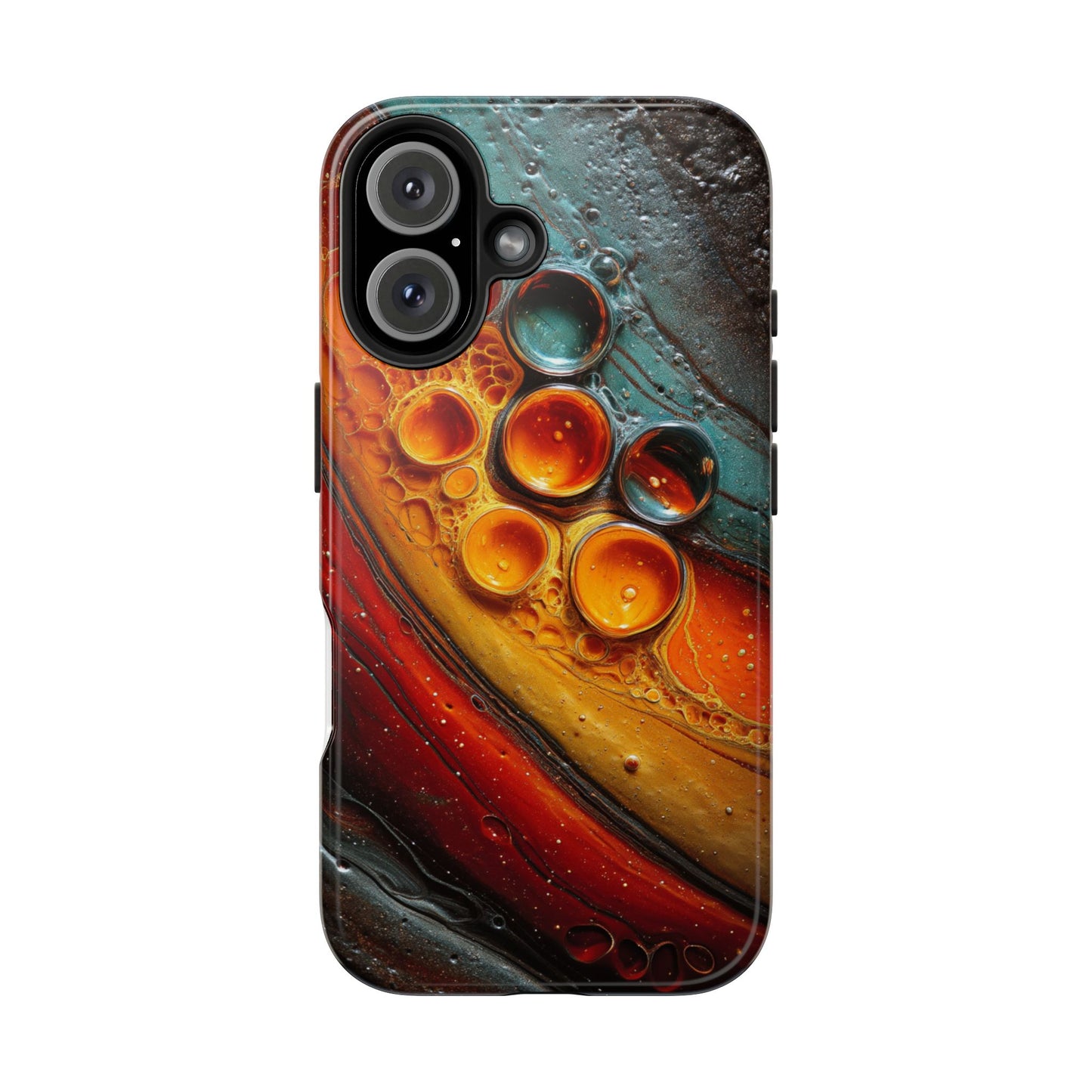 Artistic Tough Phone Case - Unique Abstract Design for Durable Protection
