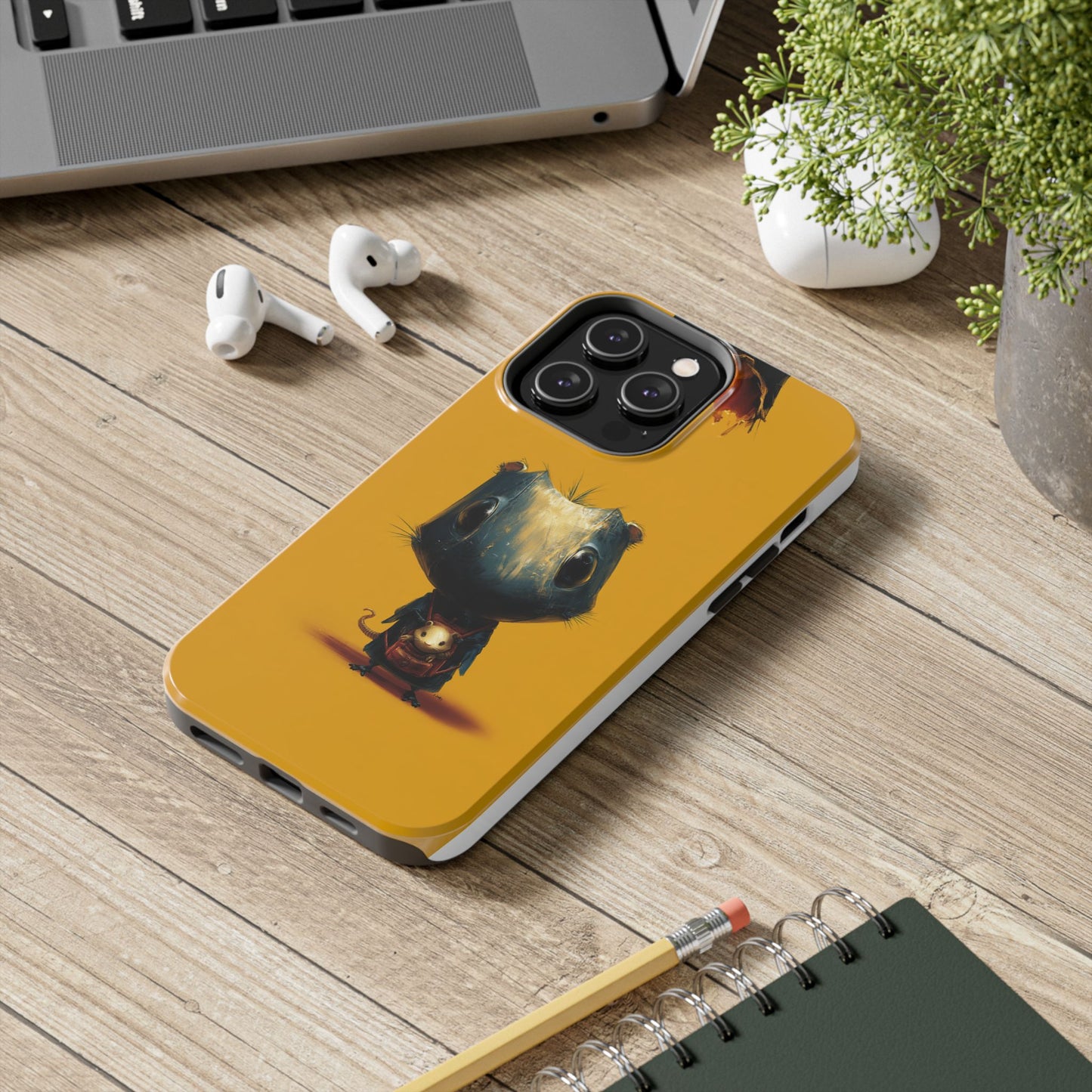 Whimsical Tough Phone Case | Cute Character Design for Animal Lovers