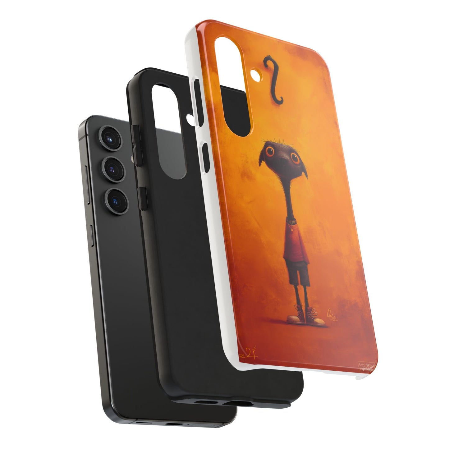 Whimsical Tough Phone Cases - Unique, Durable Design for Creative Minds