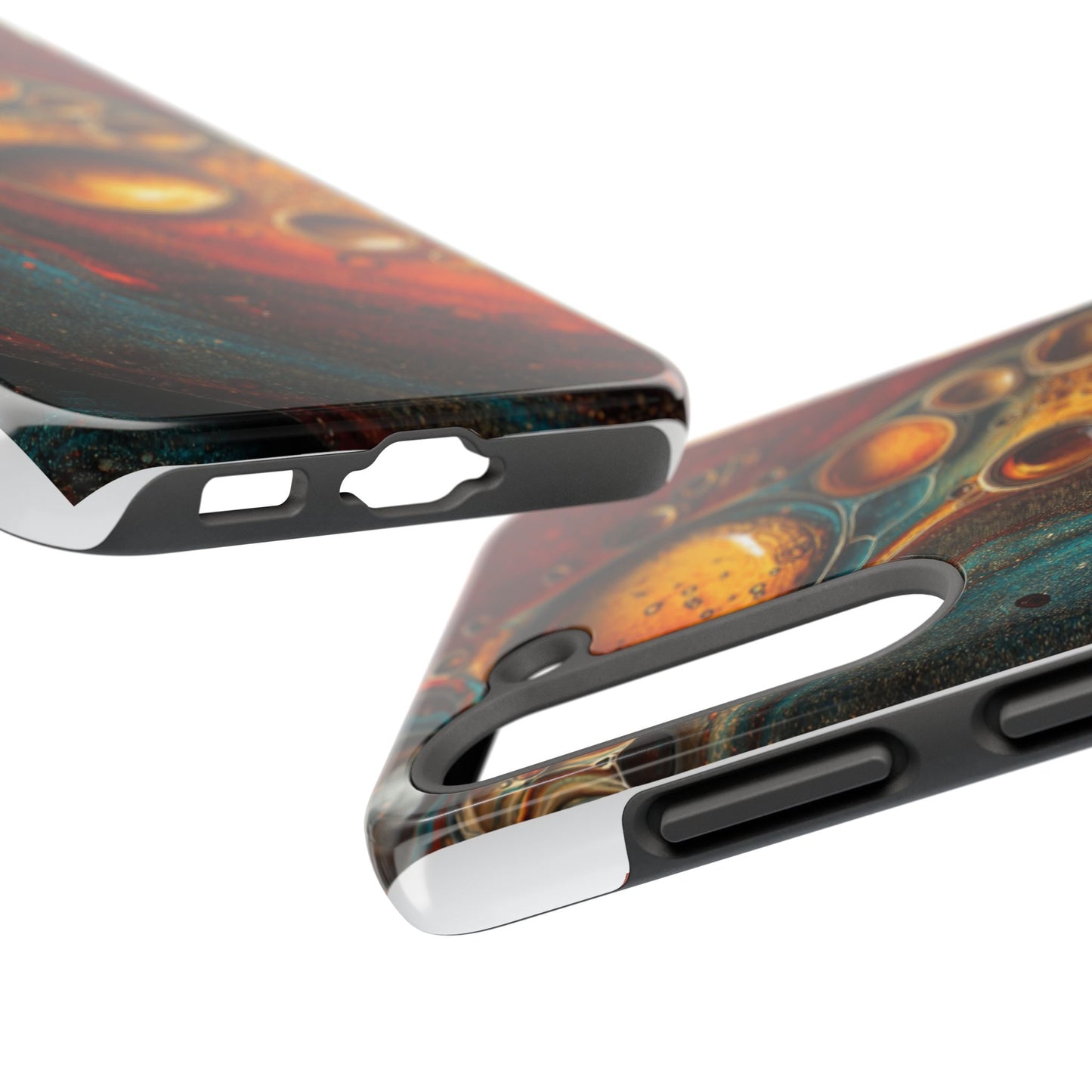 Abstract Art Tough Phone Case - Unique Colorful Design