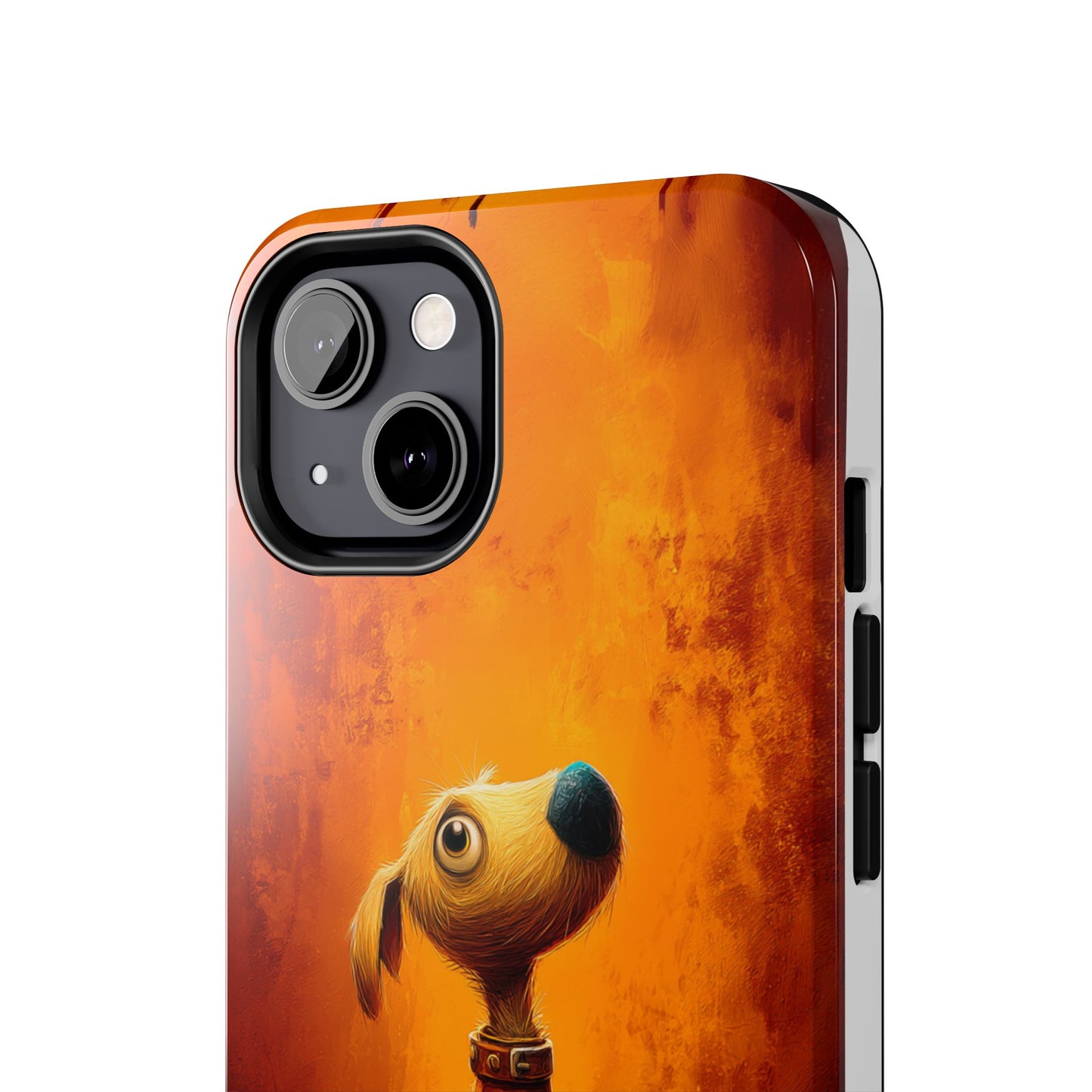 Whimsical Dog Art Tough Phone Case - Durable & Stylish Pet Lover Accessory