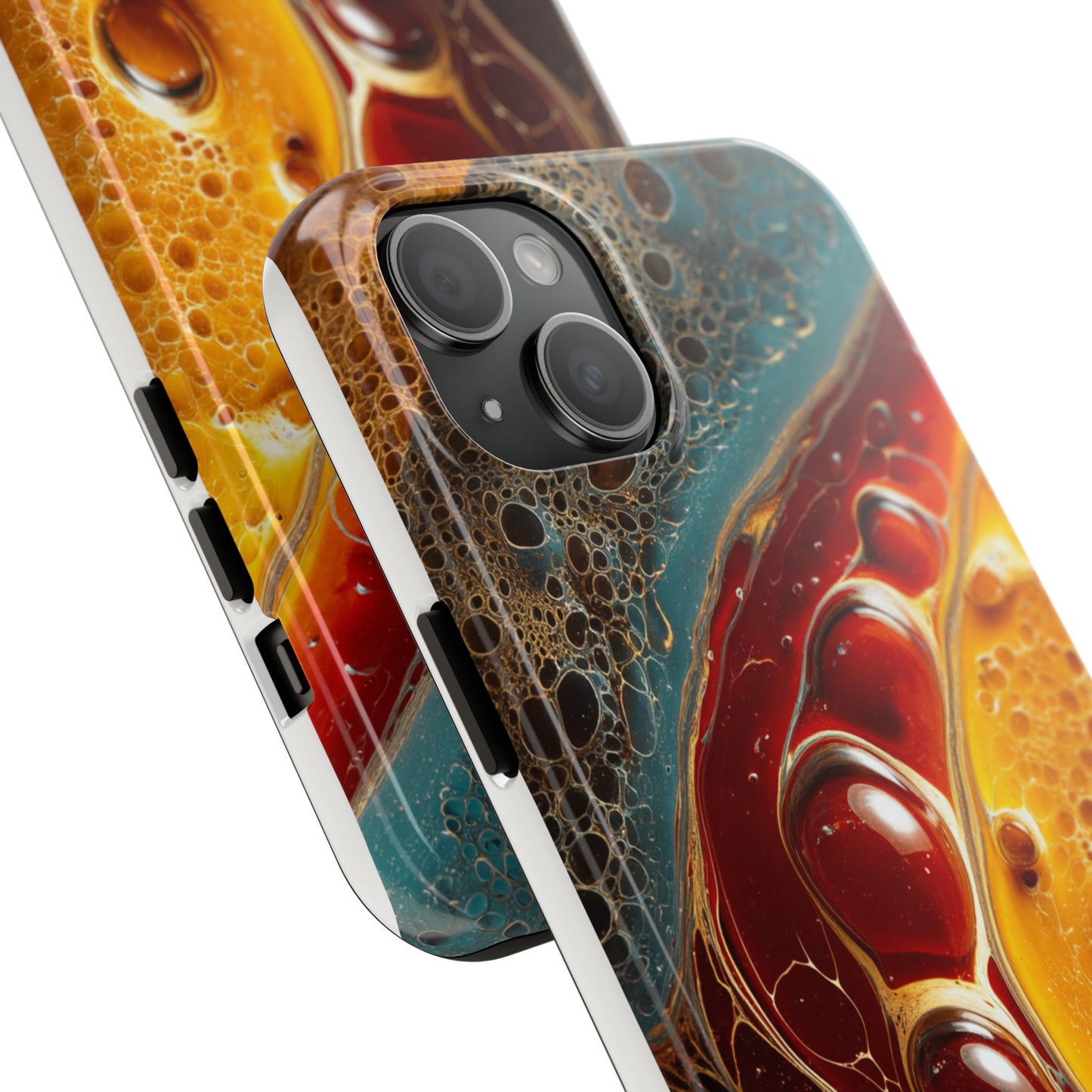 Vibrant Abstract Tough Phone Case - Colorful Protection for Your Device