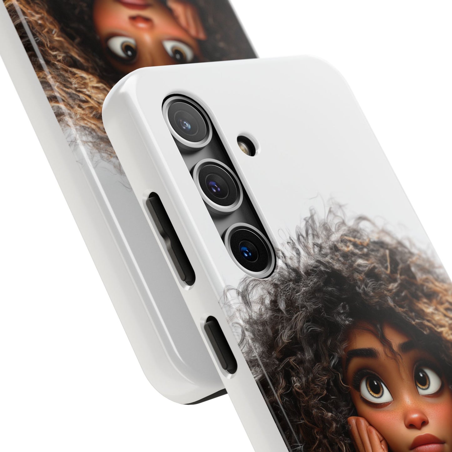 Whimsical Tough Phone Case – Playful Character Design for Teens & Creatives