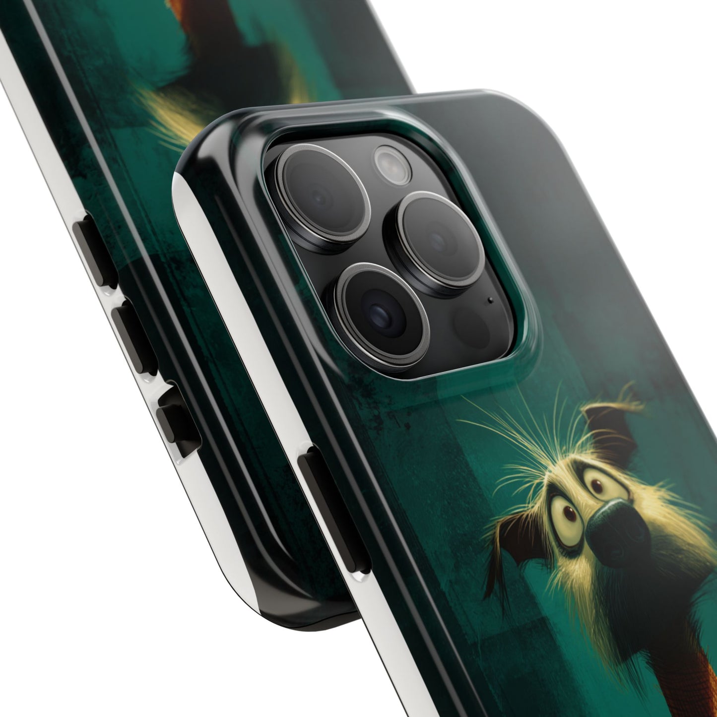Cute Pet-Inspired Tough Phone Case - Ideal for Animal Lovers