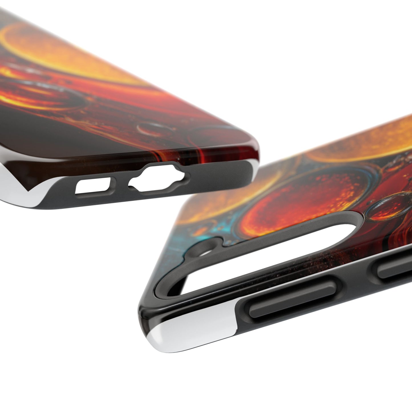 Vibrant Abstract Tough Phone Case - Protective Cover with Colorful Design
