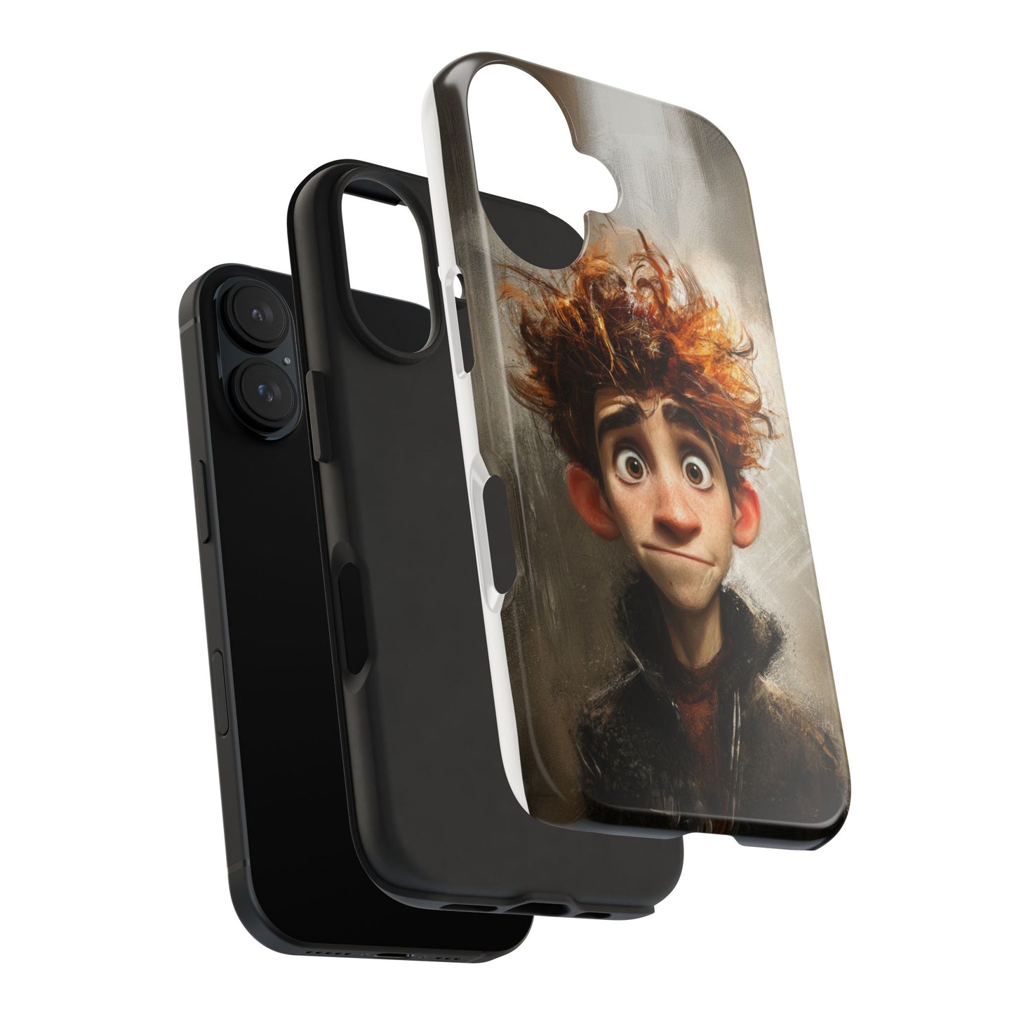 Whimsical Tough Phone Case – Unique Art Design for Creative Souls